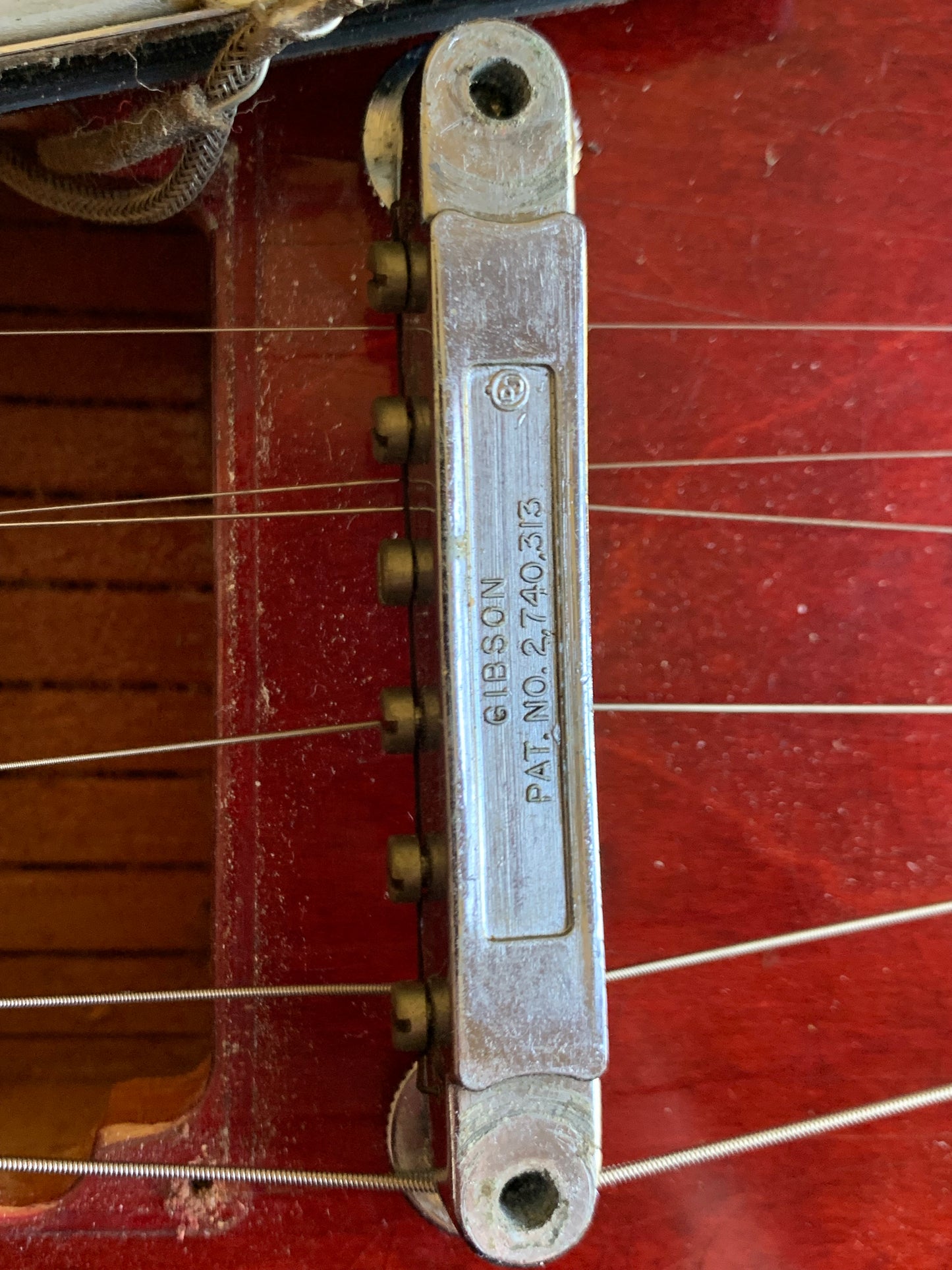 1967 Gibson ES-335 TDC Cherry Red | Dual Patent Number Sticker Humbuckers, Vintage Semi-Hollow Body ES335