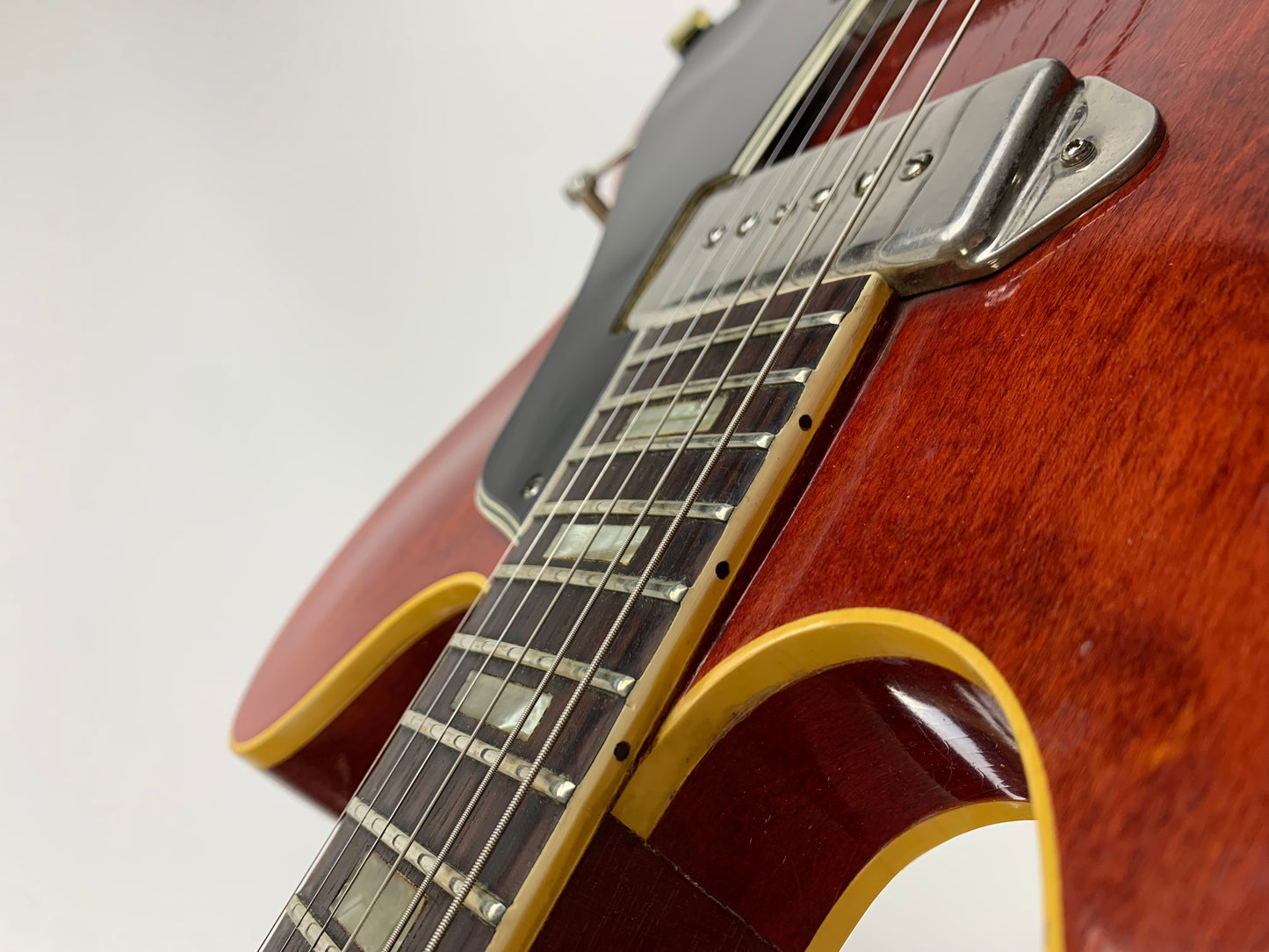 1965 Gibson ES-330 TDC Cherry Red WIDE NUT, NICKEL PARTS w Original Hard Case, Vintage 330