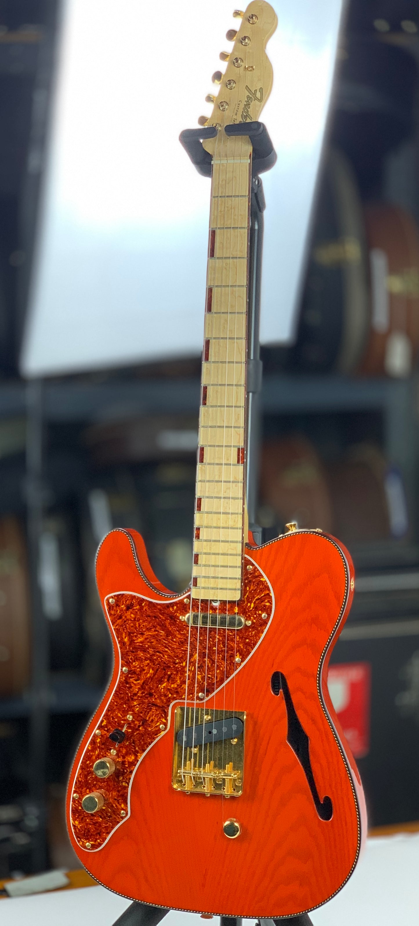 1992 Fender Custom Shop Masterbuilt Thinline Telecaster One-Off | B-Bender Lefty Righty! Rope Tortoise Binding Unique Tele Fred Stuart! Cowboycaster