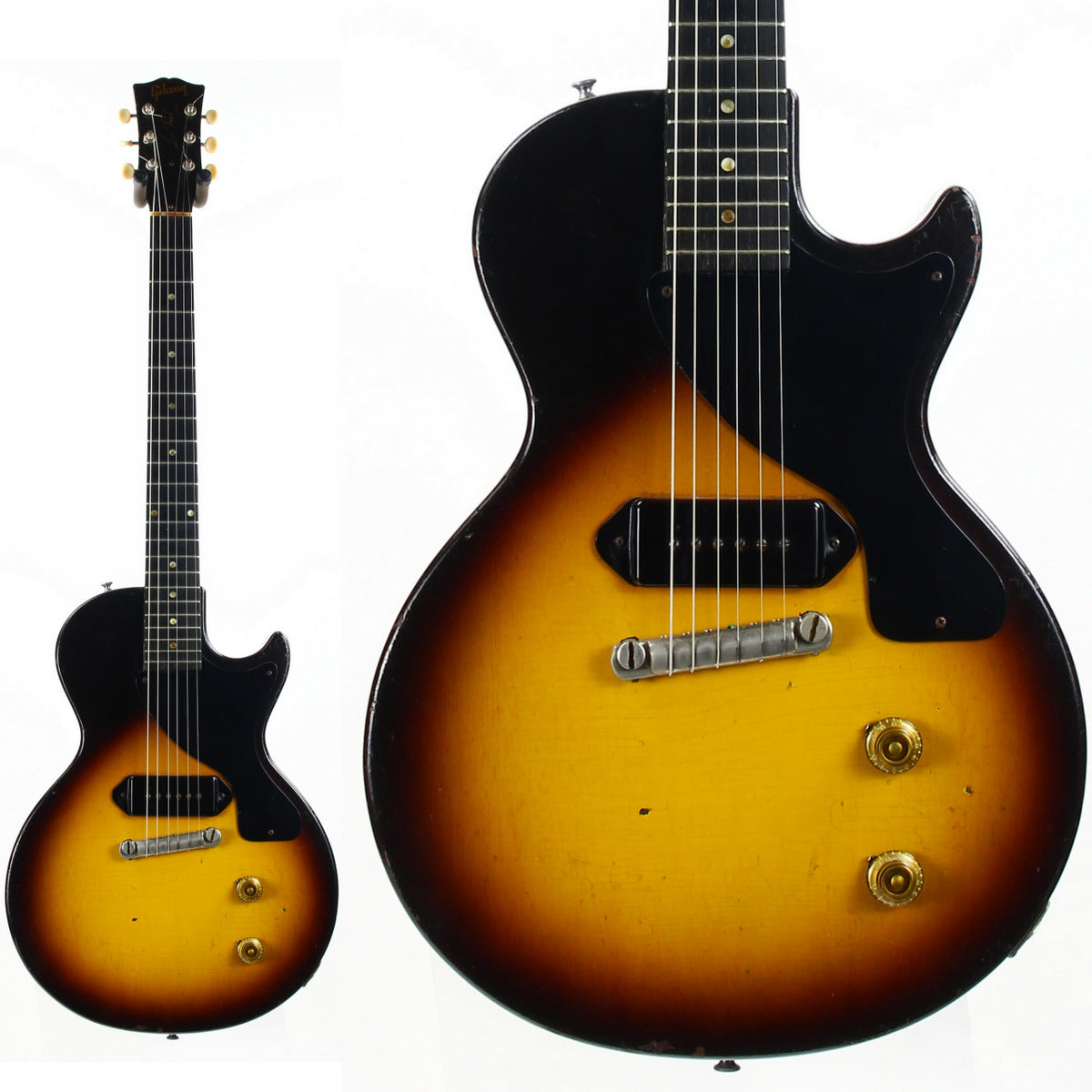 1957 Gibson Les Paul Jr. Sunburst, Vintage Guitar Singlecut!