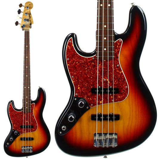 1991 Fender CS Masterbuilt '62 Jazz Bass Sunburst, Lefty Righty
