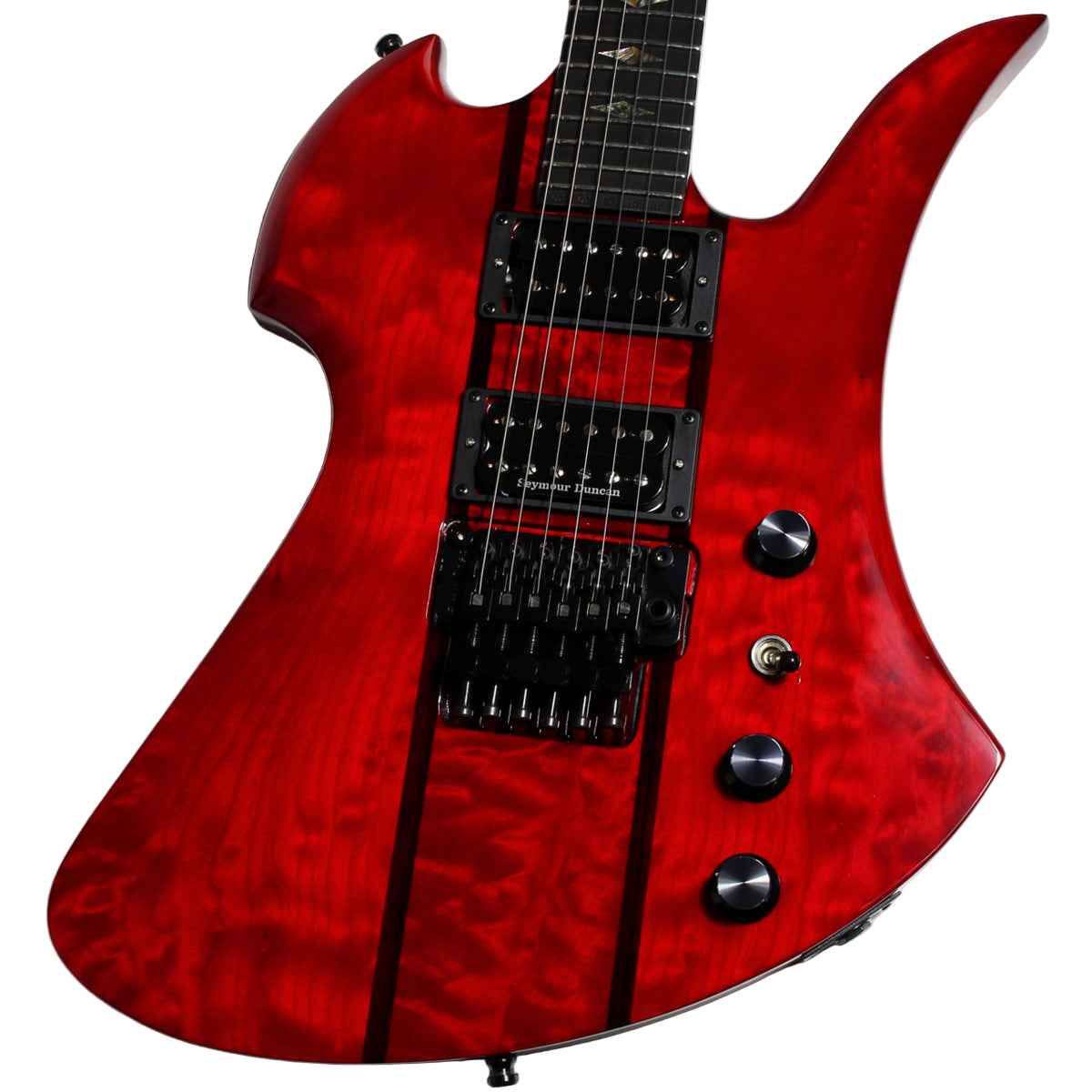 1998 BC Rich USA Mockingbird SL SLASH Transparent Red Floyd Rose
