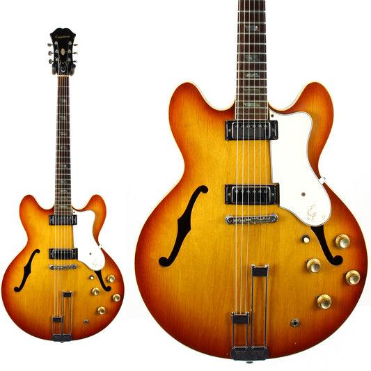 1966 Epiphone Riviera Cherry Sunburst - Gibson-USA Made Vintage Guitar!