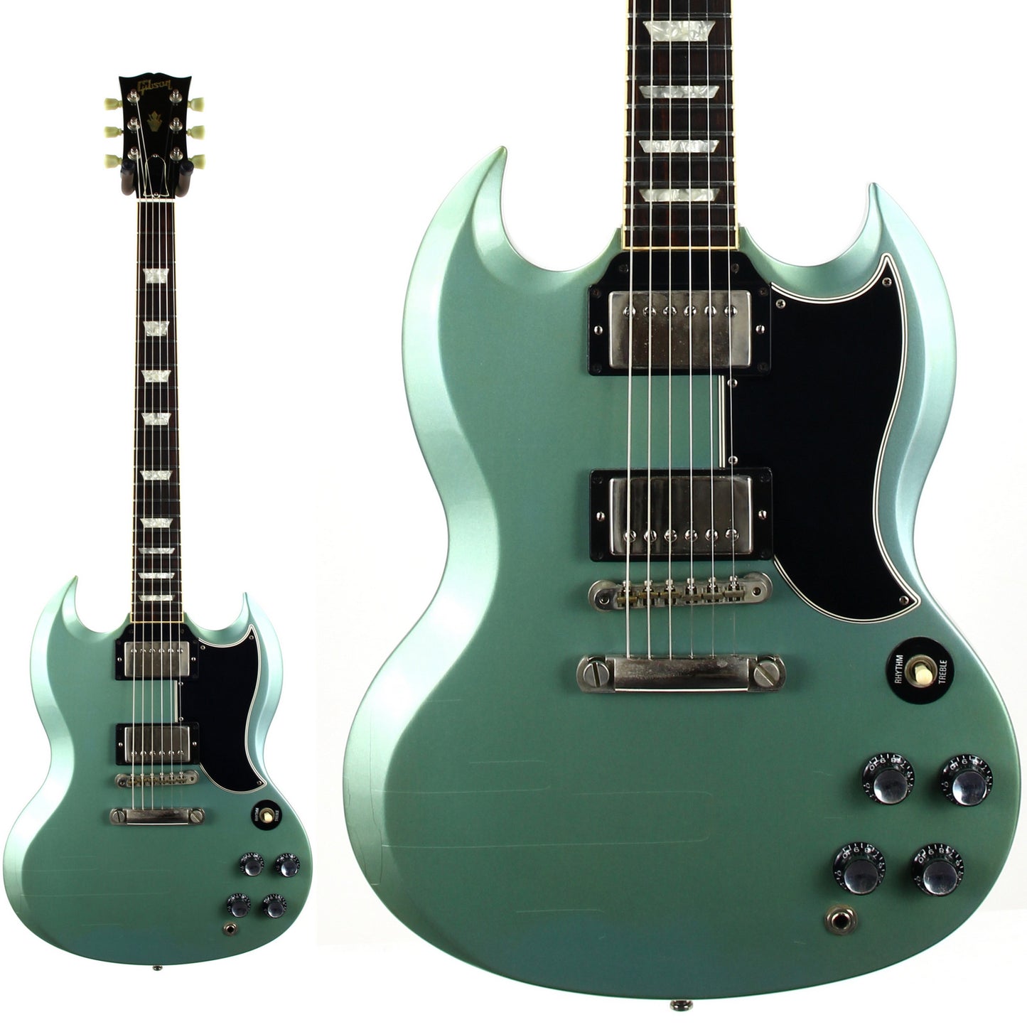 1997 Gibson Custom Shop '61 SG Standard Faded Pelham Blue, Rare!