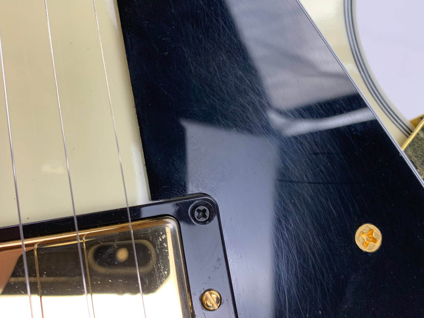 2017 Gibson Memphis Alex Lifeson Rush ES Les Paul Custom White Signature Model