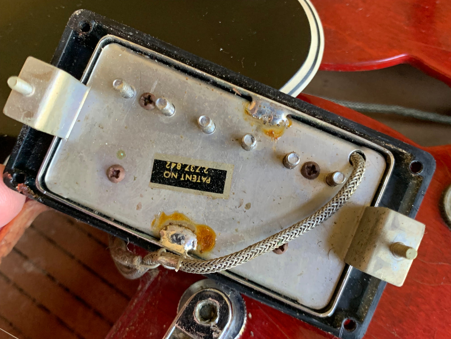 1967 Gibson ES-335 TDC Cherry Red | Dual Patent Number Sticker Humbuckers, Vintage Semi-Hollow Body ES335