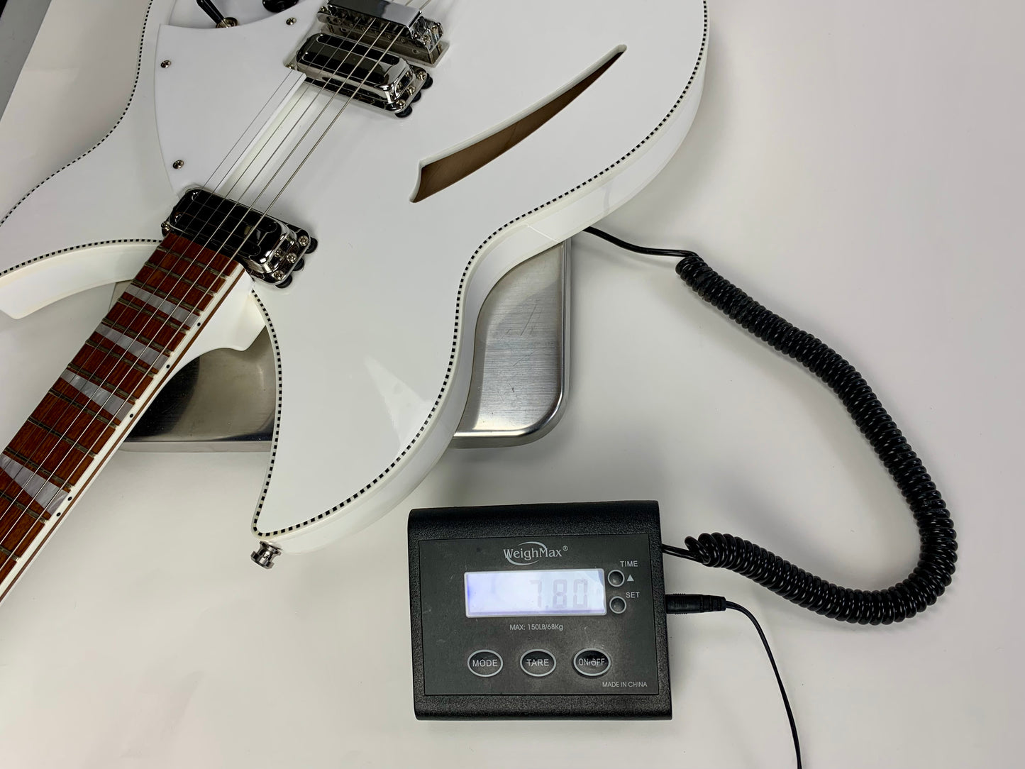 2023 Rickenbacker Limited Edition 360 c63 1960s Reissue SNOWGLO Checkerboard Double Bound! 6-string! Fab Gear