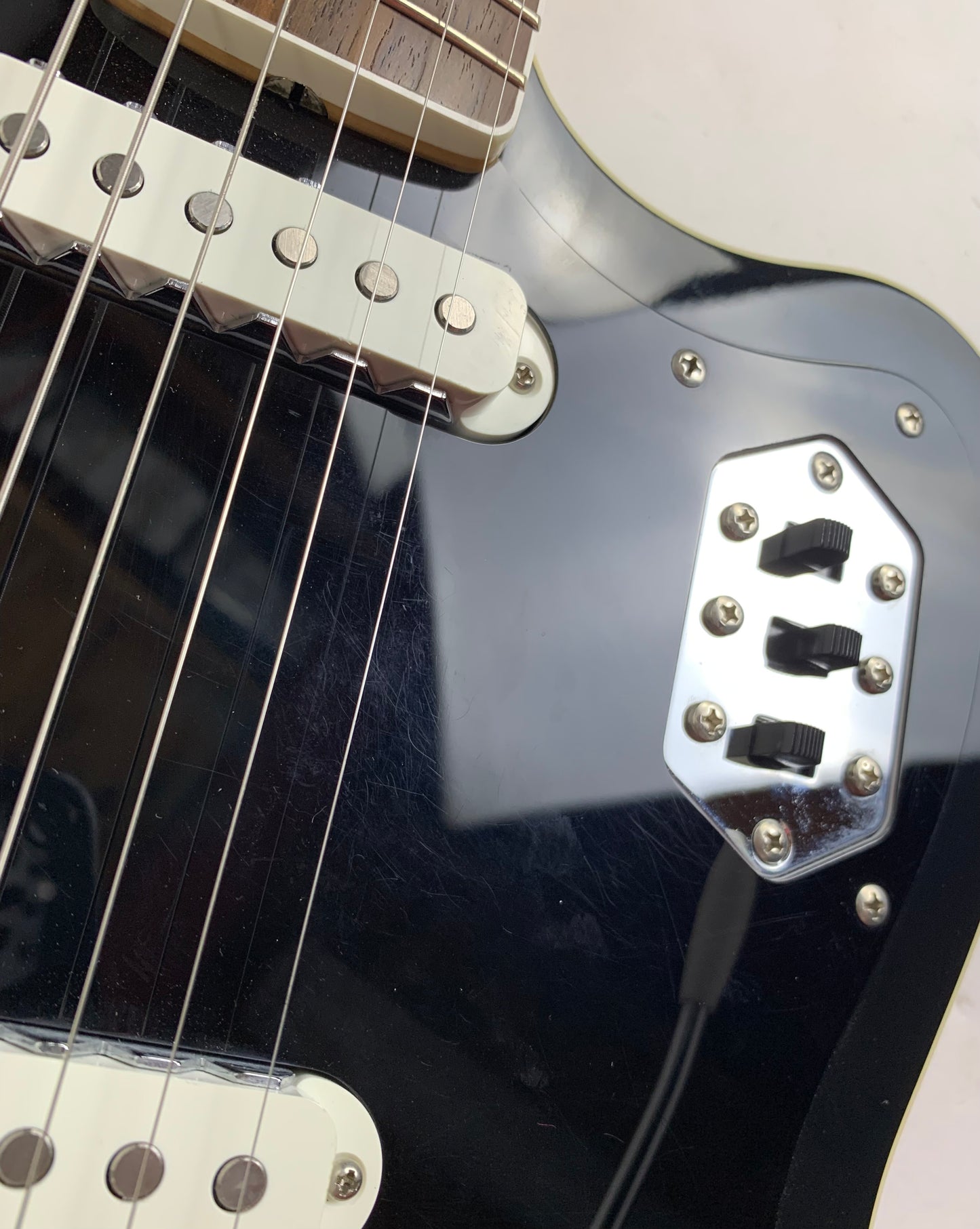 2012 Fender Japan Thinline Jaguar Double Bound MIJ Limited Edition Rare Model w Hard Case