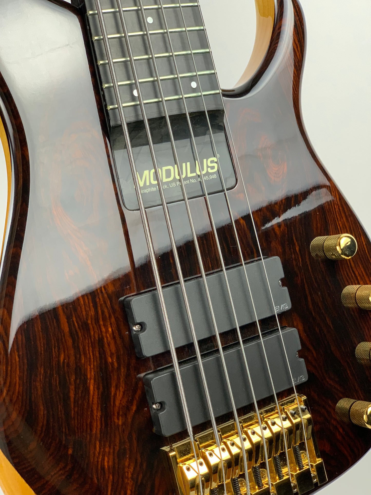 MINT! 1994 Modulus BSQ6XL-SS Quantum 6 String Sweet Spot Standard Bass Q6 | Cocobolo Top Carbon Fiber spi
