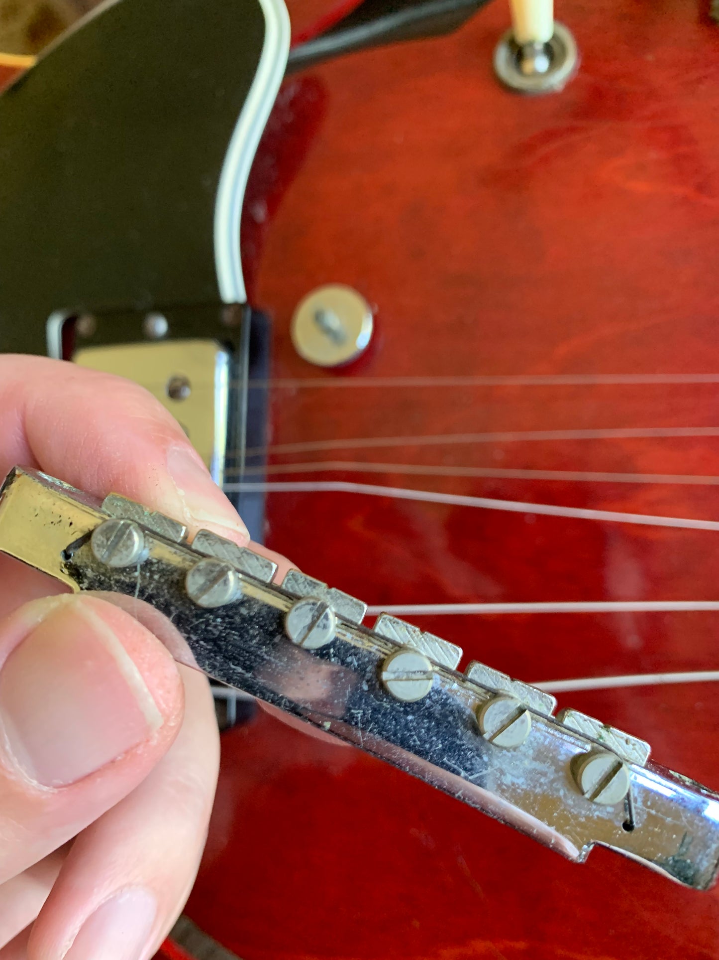 1967 Gibson ES-335 TDC Cherry Red | Dual Patent Number Sticker Humbuckers, Vintage Semi-Hollow Body ES335