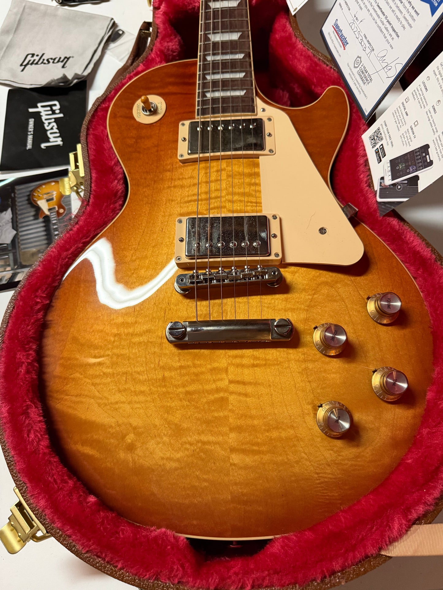 Gibson USA '60s Les Paul Standard 2023 Unburst Figured Top!