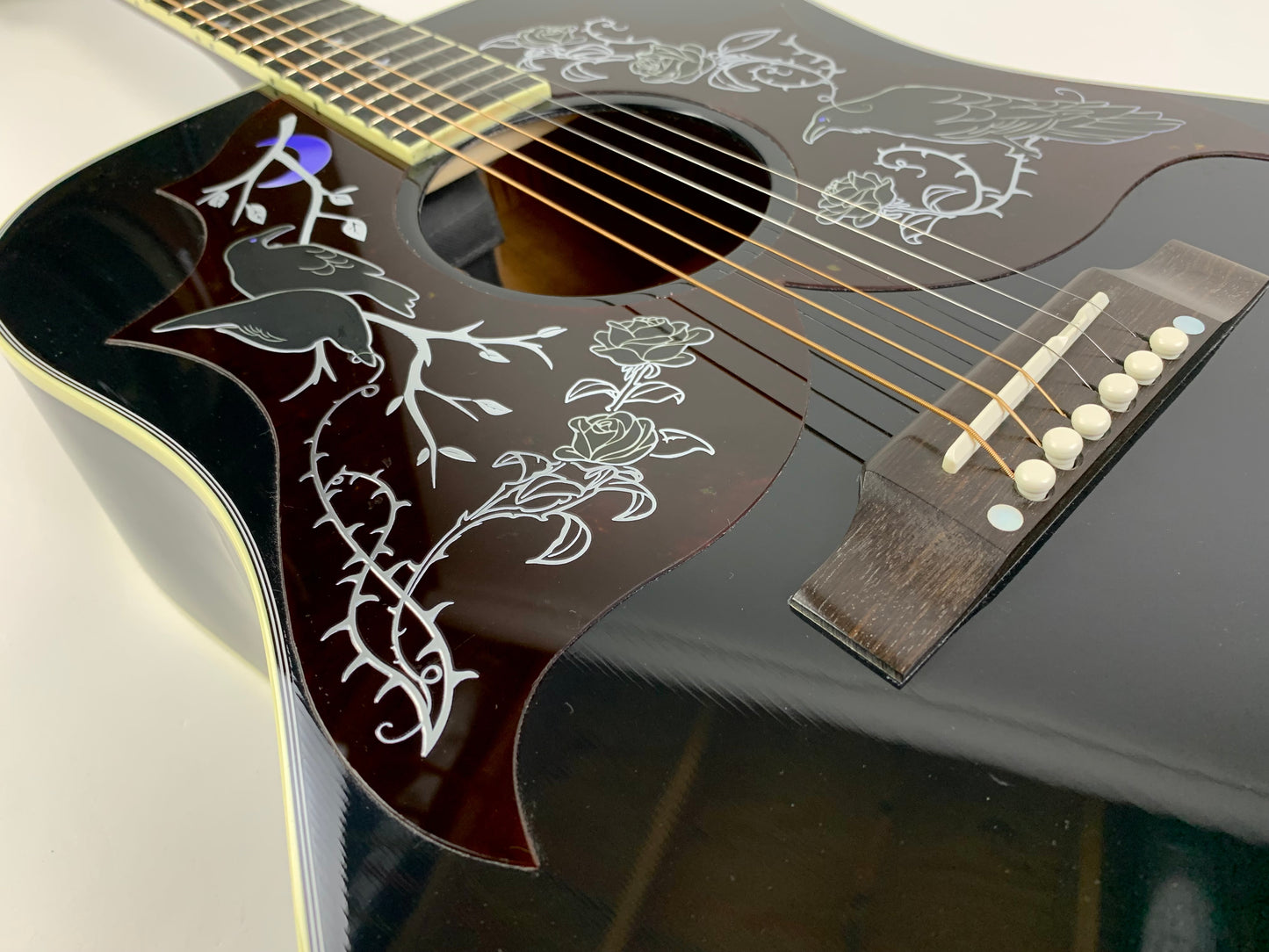 Gibson Custom Shop Montana RAVEN Kirk Hammett Ebony Acoustic Guitar SIGNED! 2025