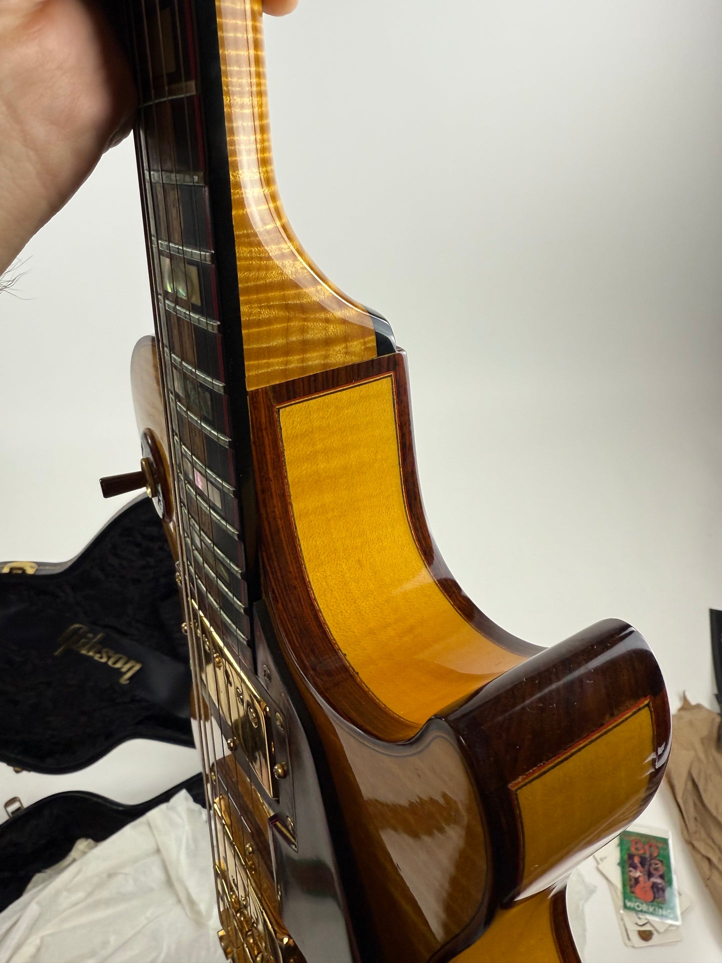 1976 Gibson THE LES PAUL Lucky #7 Natural ONE OF THE BEST EVER Brazilian Rosewood Parts