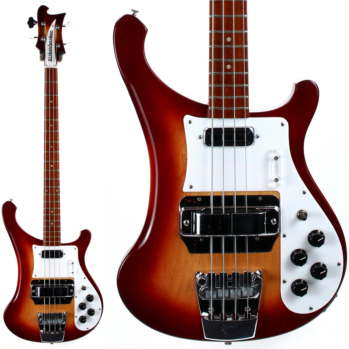 1993 Rickenbacker 4001v63 Fireglo Bass 1963 Reissue | Original Hard Ca –  Kansas City Vintage Guitars