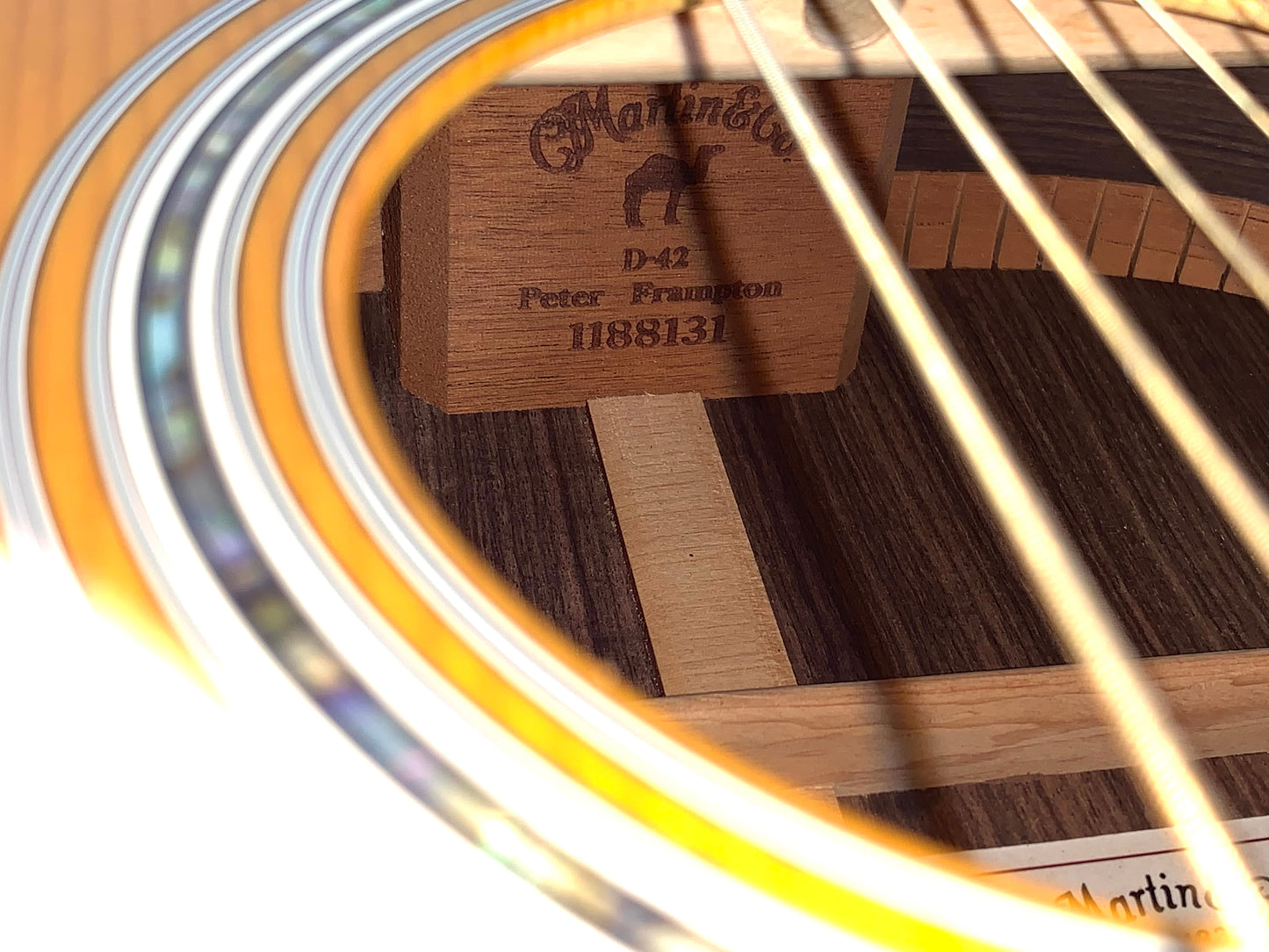 2006 Martin D-42 Peter Frampton Signature Model Frampton's Camel SIGNED