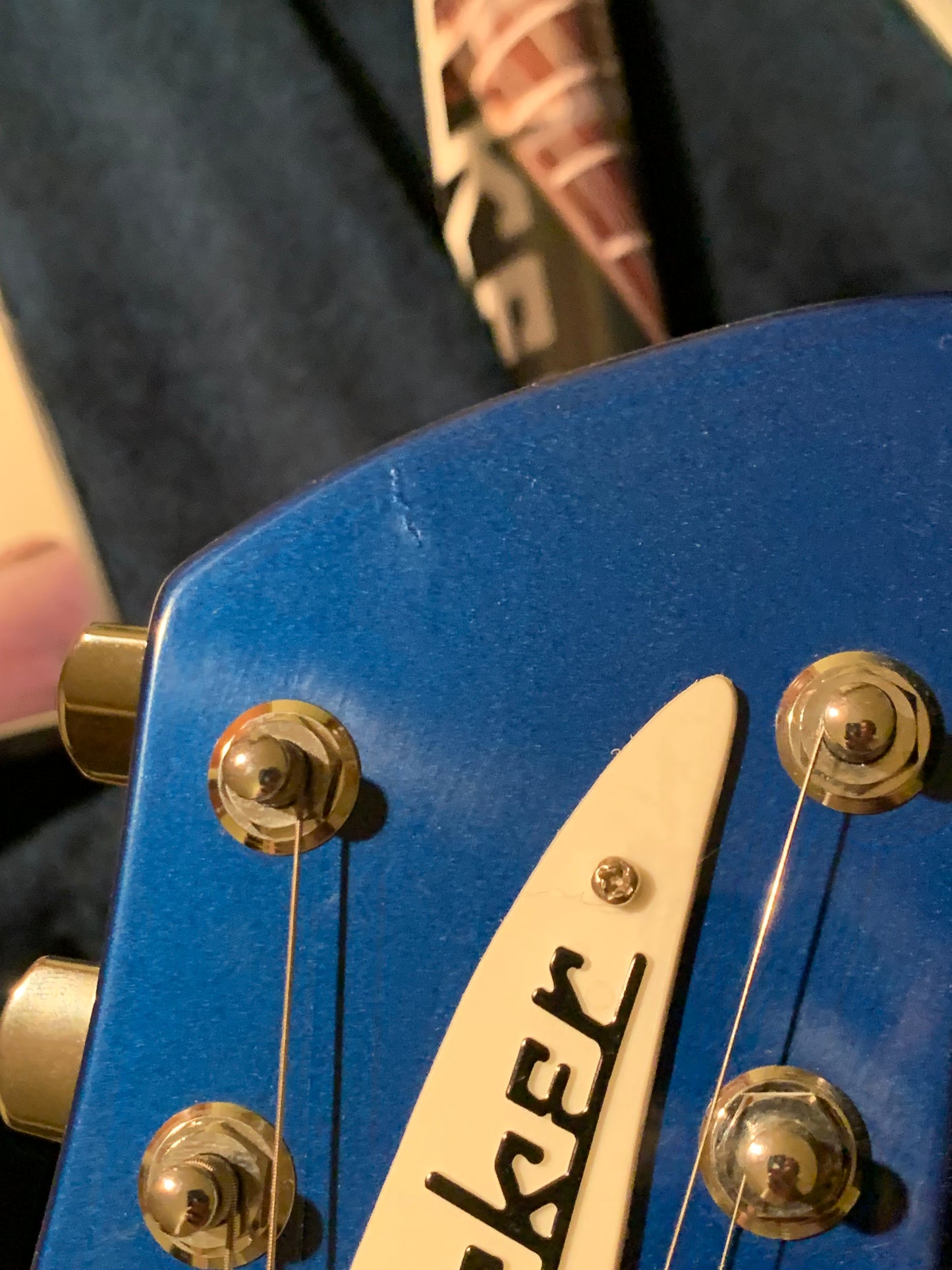 1998 Rickenbacker 330 Midnight Blue | Semi Hollow Electric Guitar, Earlier Lighter Mid Blue