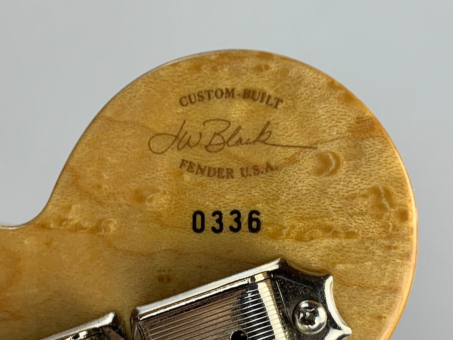 1992 Fender Custom Shop Masterbuilt Flametop Stratocaster | J.W. Black Sunburst Left-Handed strung Righty | One-of-a-Kind!