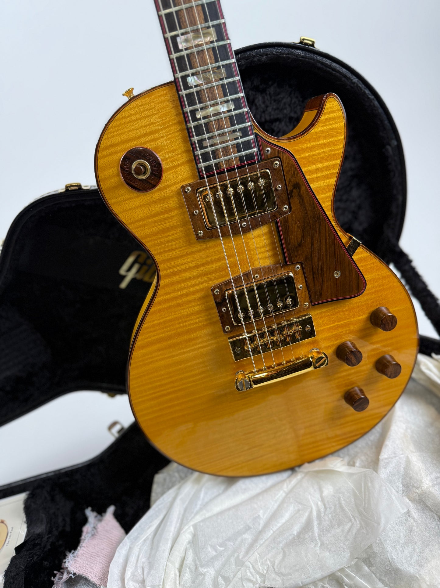 1976 Gibson THE LES PAUL Lucky #7 Natural ONE OF THE BEST EVER Brazilian Rosewood Parts