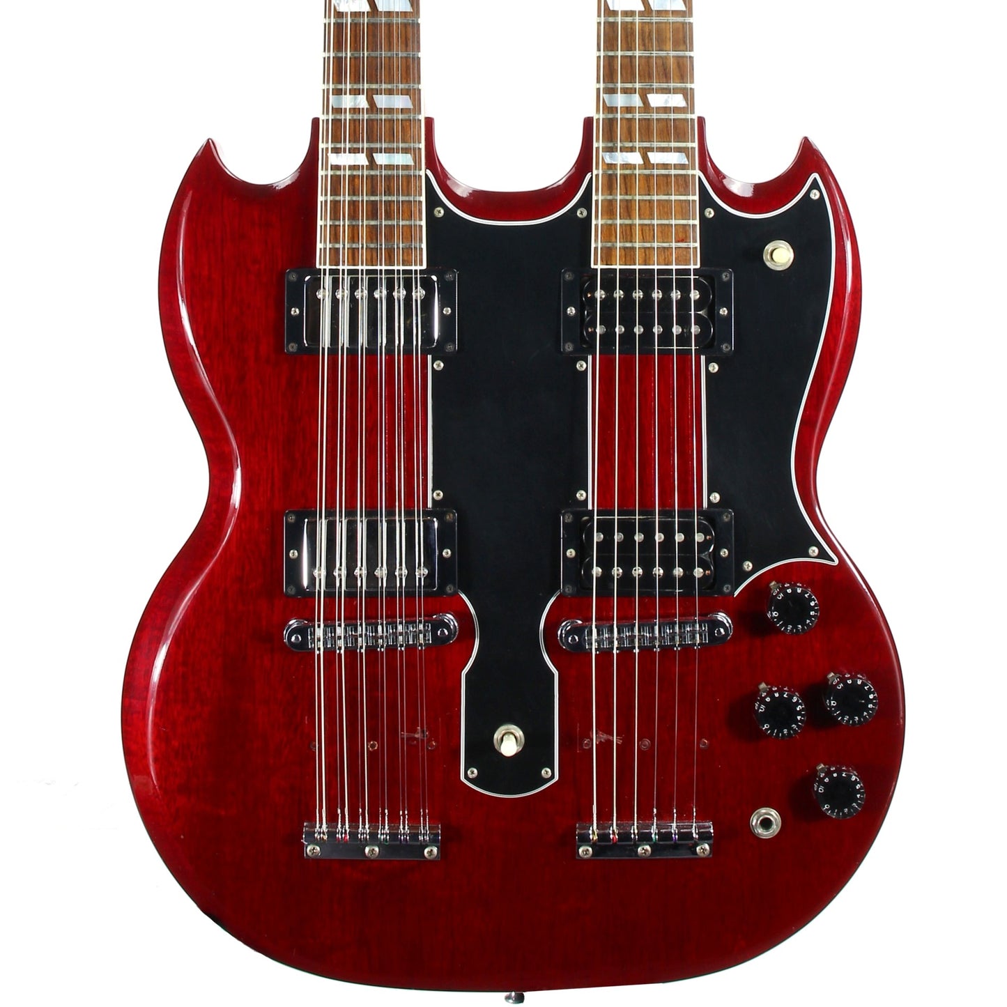 1996 Gibson EDS-1275 Double Neck SG 6/12 - JIMMY PAGE MODS! 1971 Cherry Doubleneck