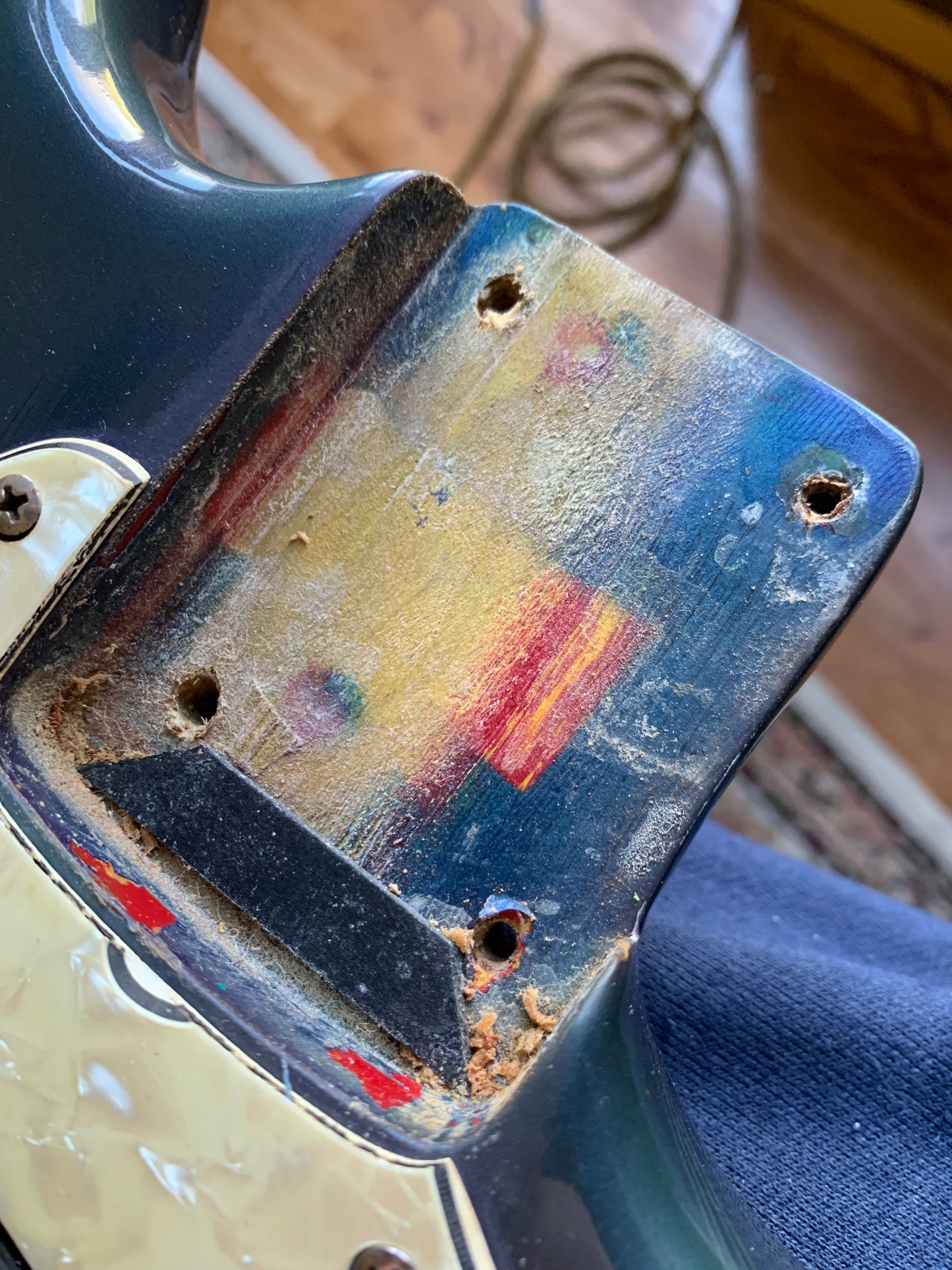 Early 1969 Fender Competition Blue Mustang Burgundy | Kurt Cobain! Nirvana guitar