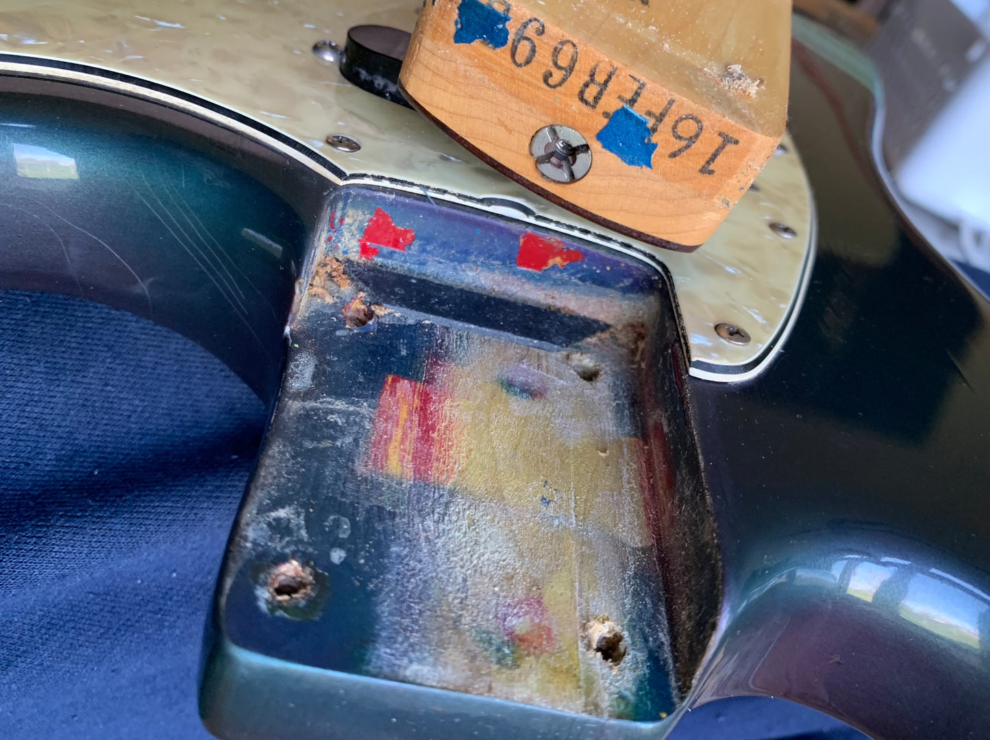 Early 1969 Fender Competition Blue Mustang Burgundy | Kurt Cobain! Nirvana guitar