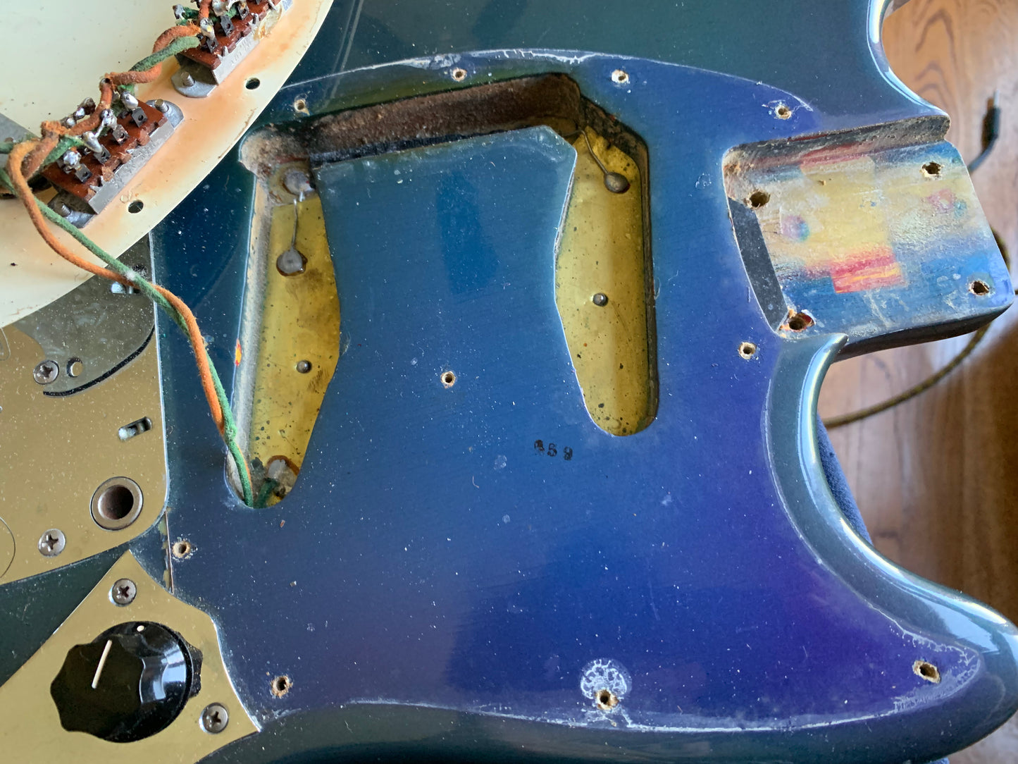 Early 1969 Fender Competition Blue Mustang Burgundy | Kurt Cobain! Nirvana guitar