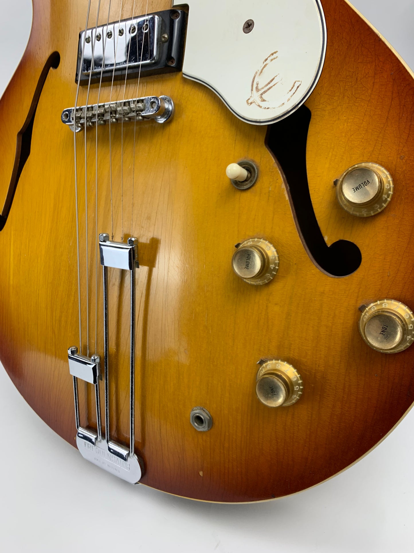 1966 Epiphone Riviera Cherry Sunburst - Gibson-USA Made Vintage Guitar! es-335, es-345, es-355
