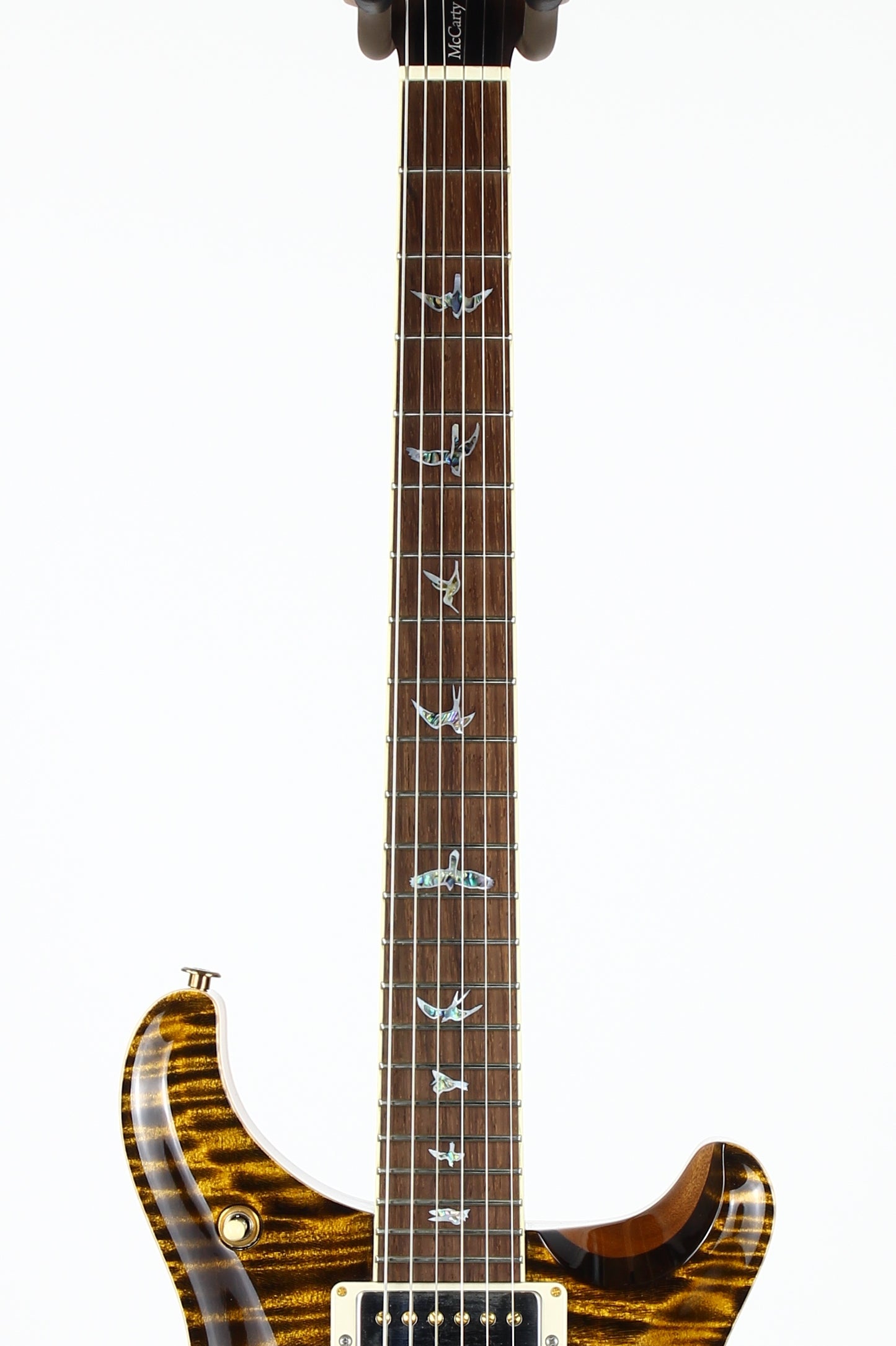 2024 PRS Wood Library McCarty 594 Hollowbody II Brazilian Rosewood Yellow Tiger 10 Top