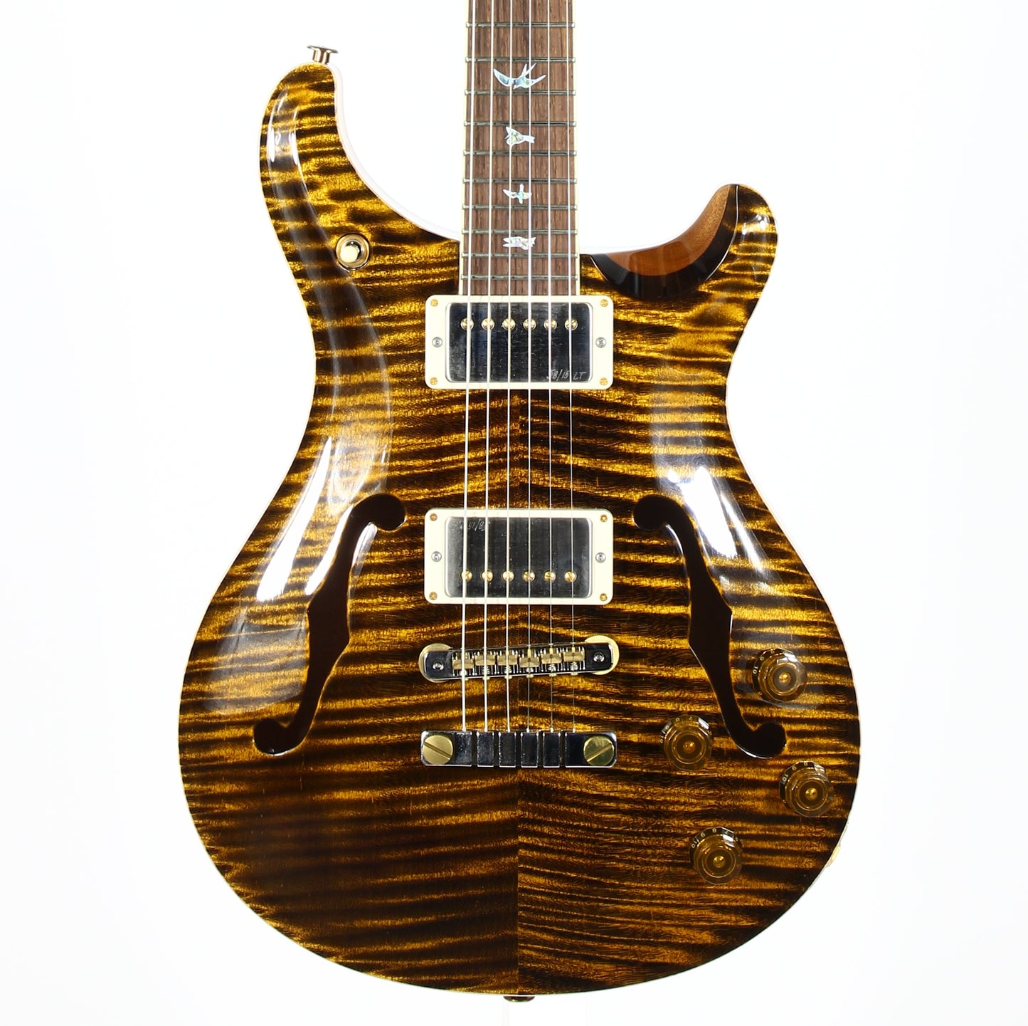 2024 PRS Wood Library McCarty 594 Hollowbody II Brazilian Rosewood Yellow Tiger 10 Top
