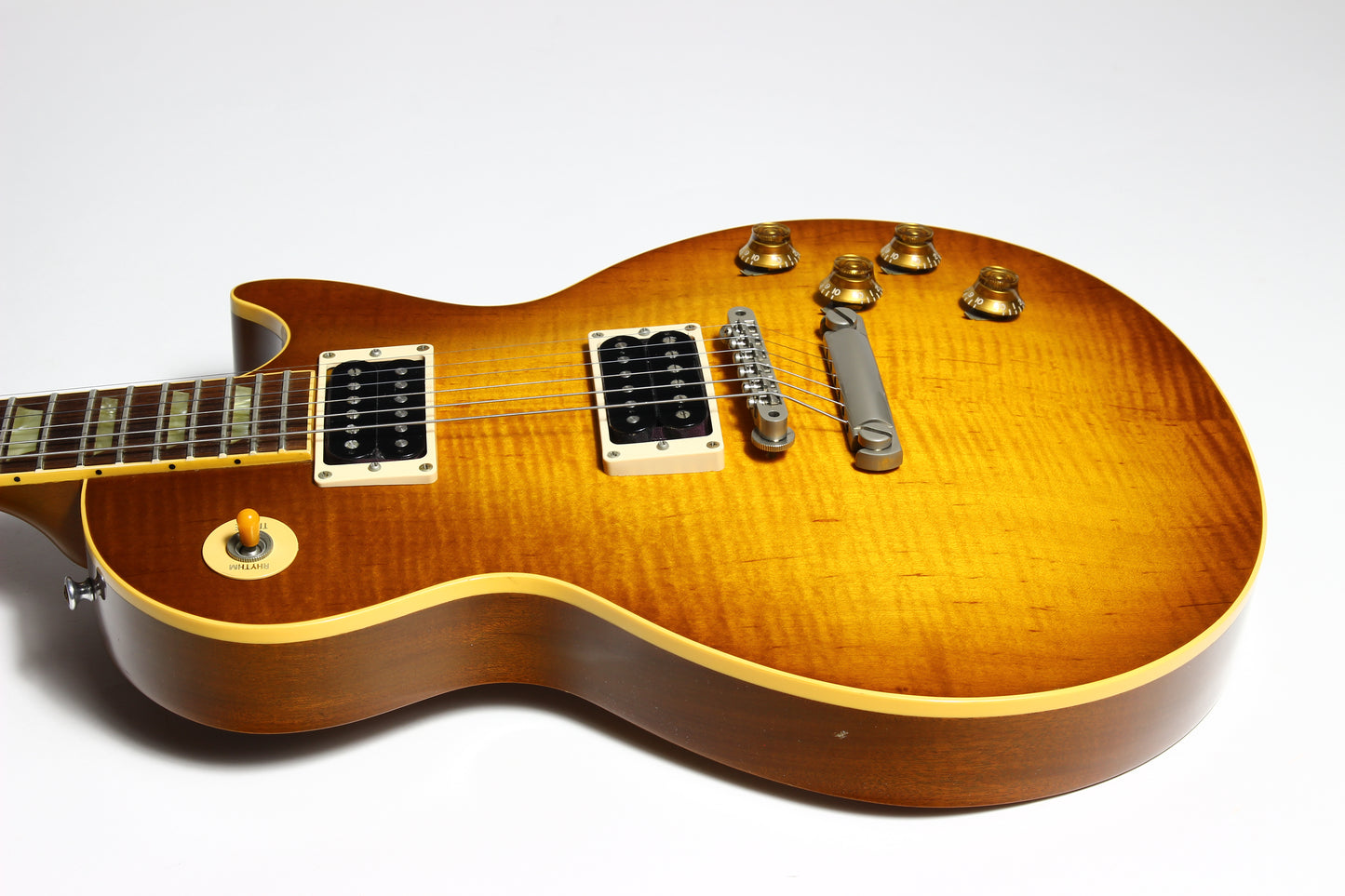 1994 Gibson Les Paul Classic Plus Flametop Honeyburst Electric Guitar - YAMANO, standard, Killer Top!