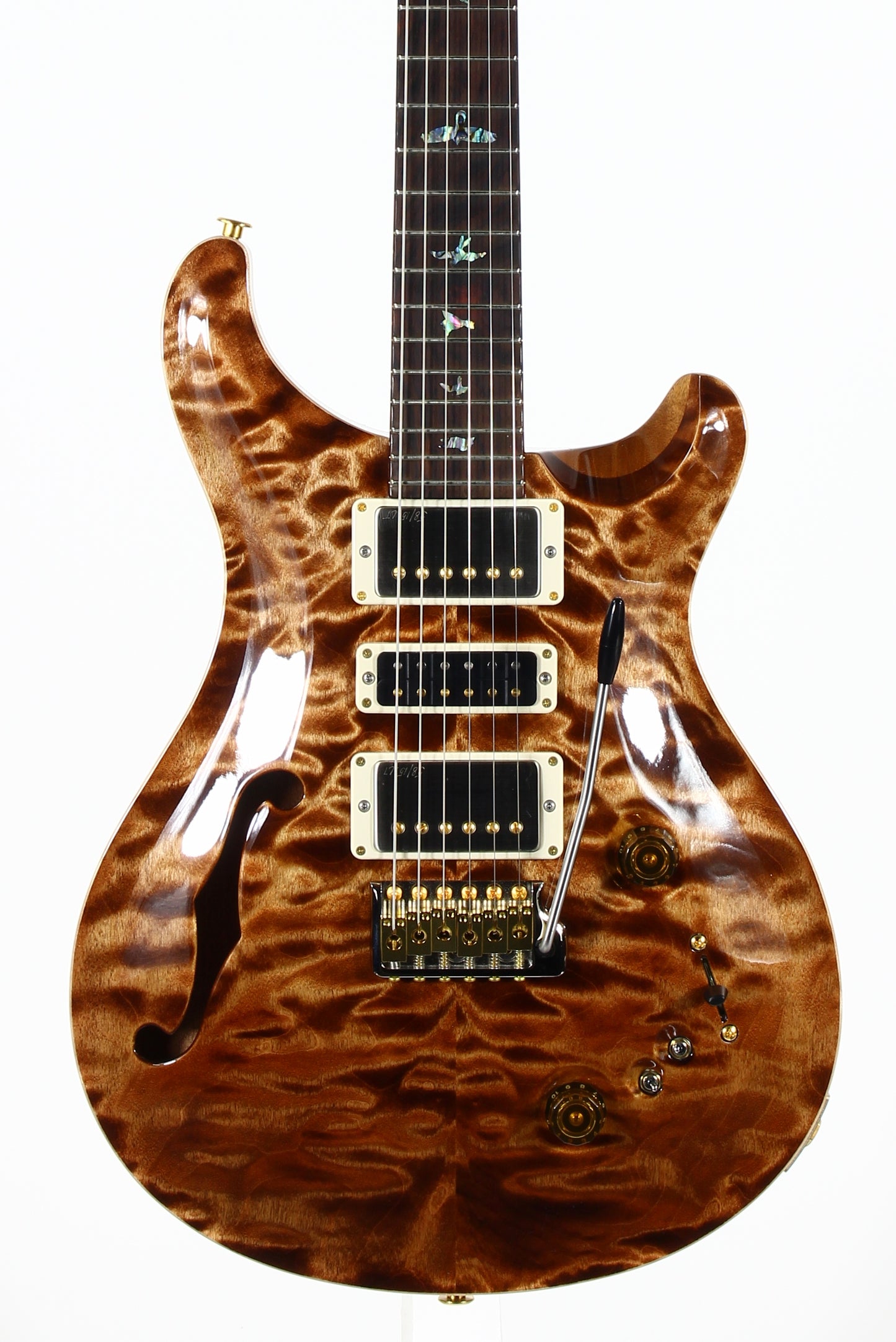 2024 PRS Wood Library Special 22 Semi-Hollow QUILT Copperhead 10-Top | Cocobolo Unique Woods!