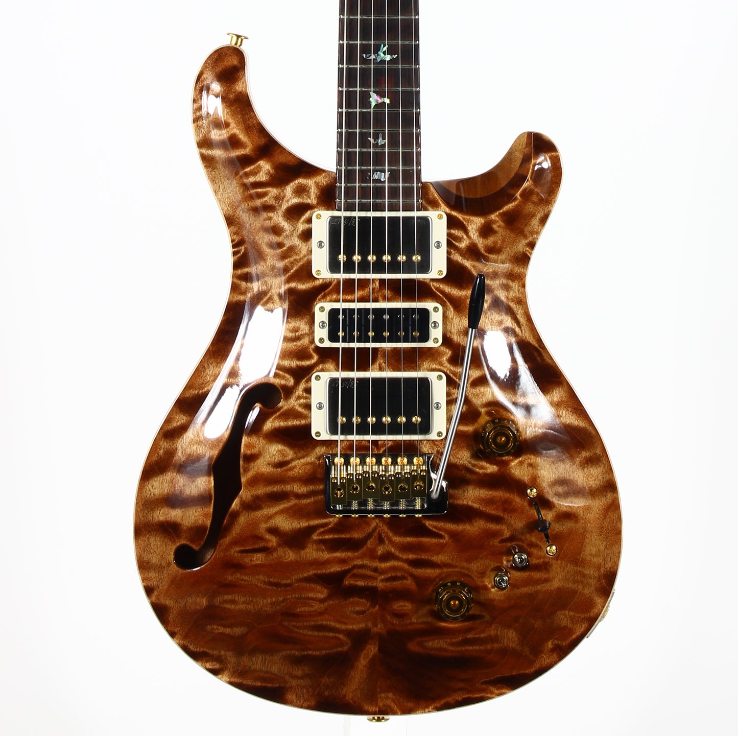 2024 PRS Wood Library Special 22 Semi-Hollow QUILT Copperhead 10-Top | Cocobolo Unique Woods!