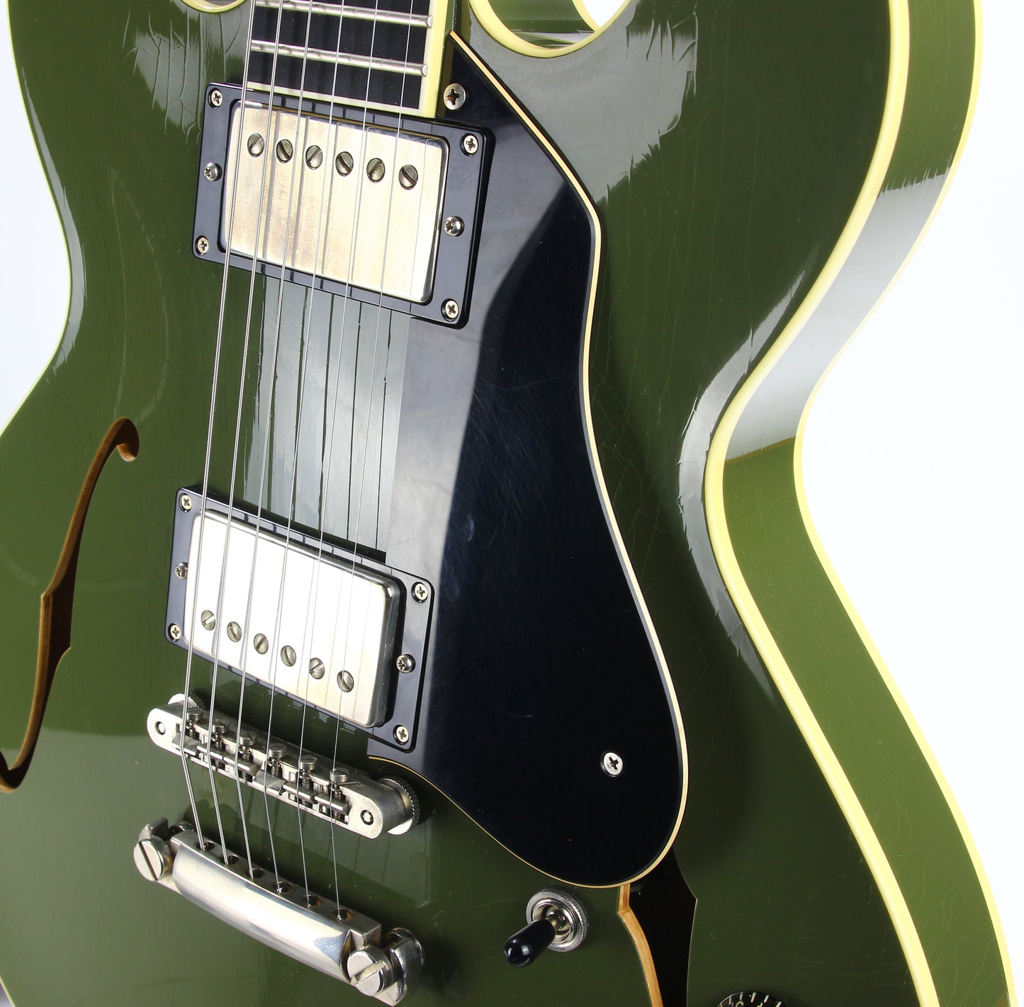 2021 Colling I-35 LC AGED Olive Drab Green - Custom Inlays, ThroBak SLE101 Plus MXV Humbuckers