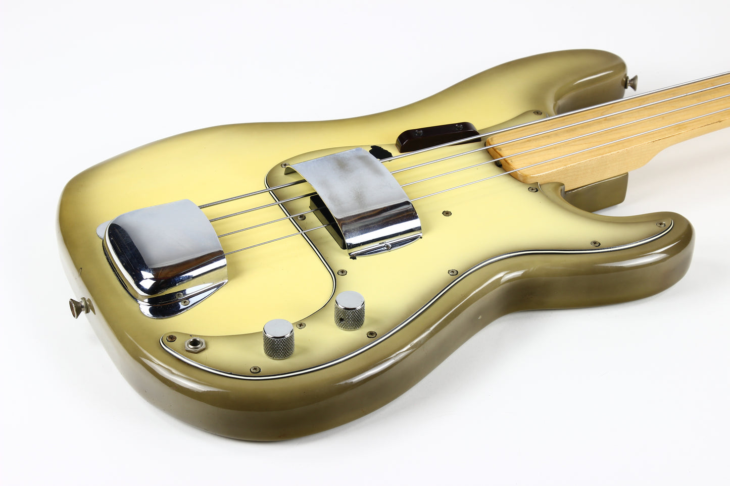 1979 Fender Precision Bass Antigua FRETLESS Maple Neck | Original Vintage 1970's P-Bass!