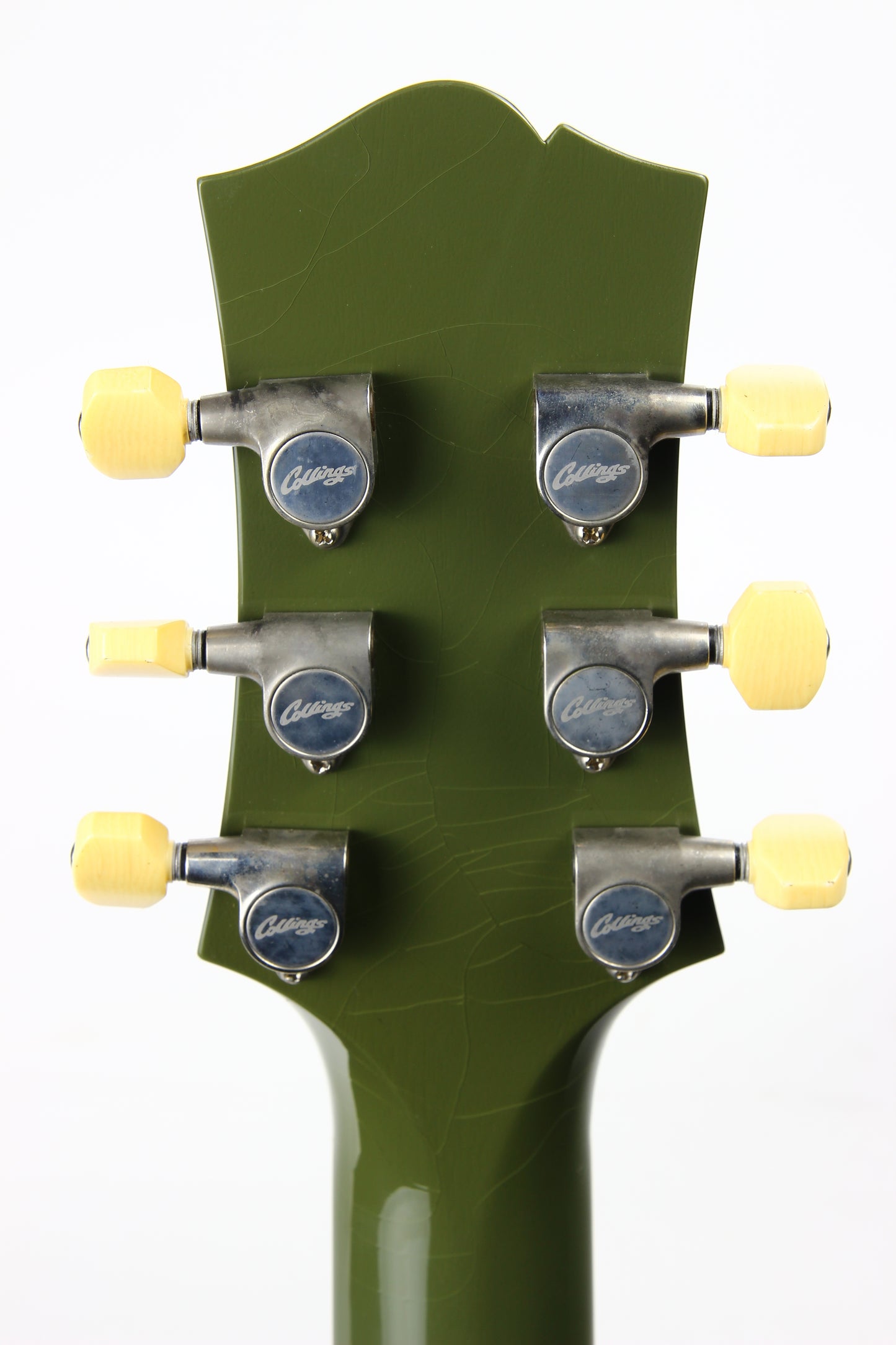 2021 Colling I-35 LC AGED Olive Drab Green - Custom Inlays, ThroBak SLE101 Plus MXV Humbuckers
