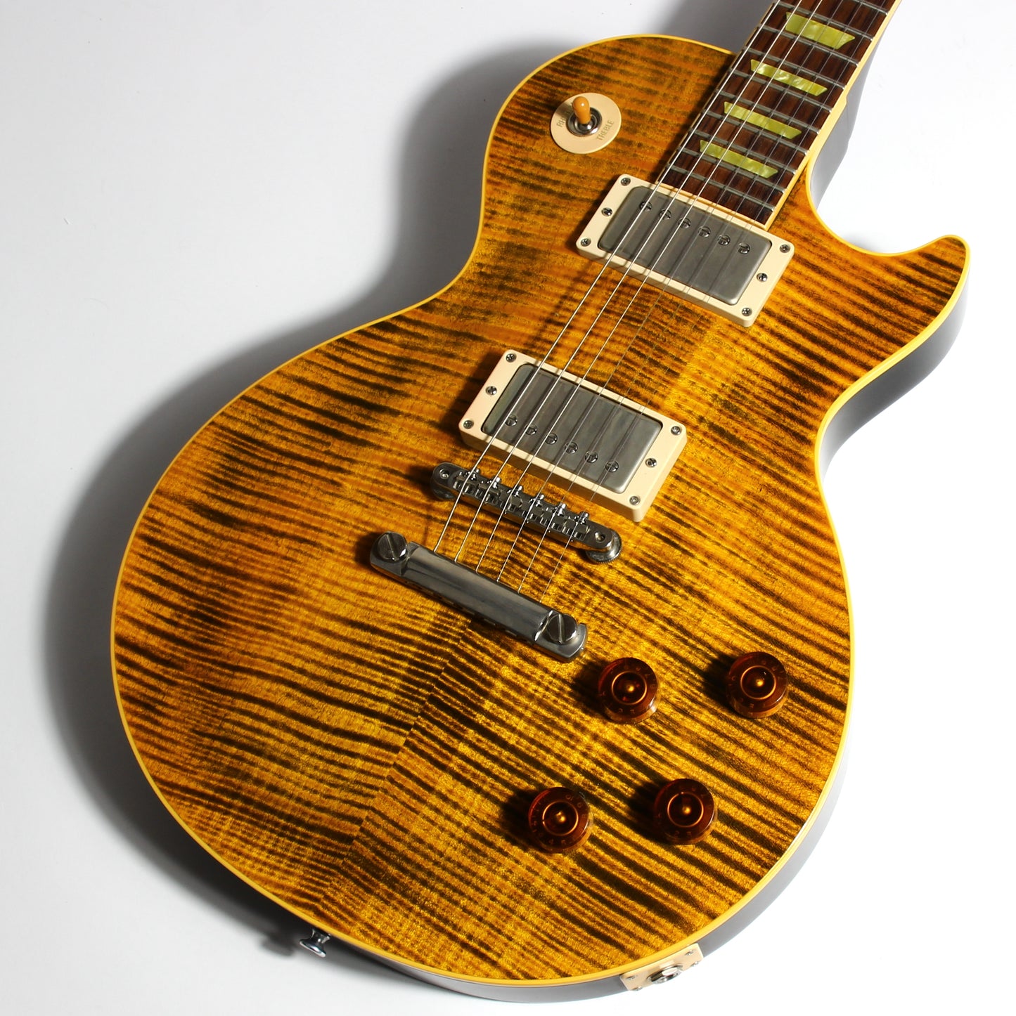 Gibson Custom Shop BONEYARD Joe Perry Les Paul Green Tiger