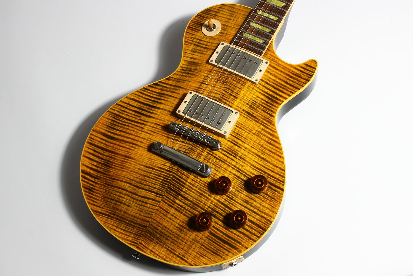 Gibson Custom Shop BONEYARD Joe Perry 1959 Les Paul Green Tiger | Official Model!
