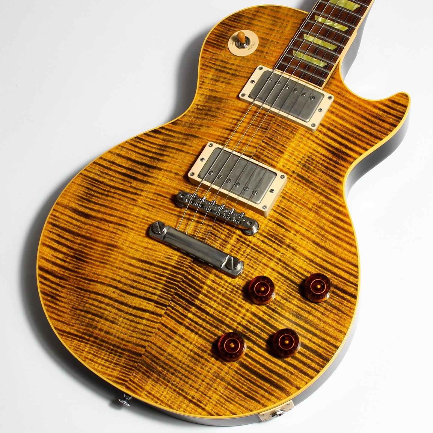 Gibson Custom Shop BONEYARD Joe Perry 1959 Les Paul Green Tiger | Official Model!