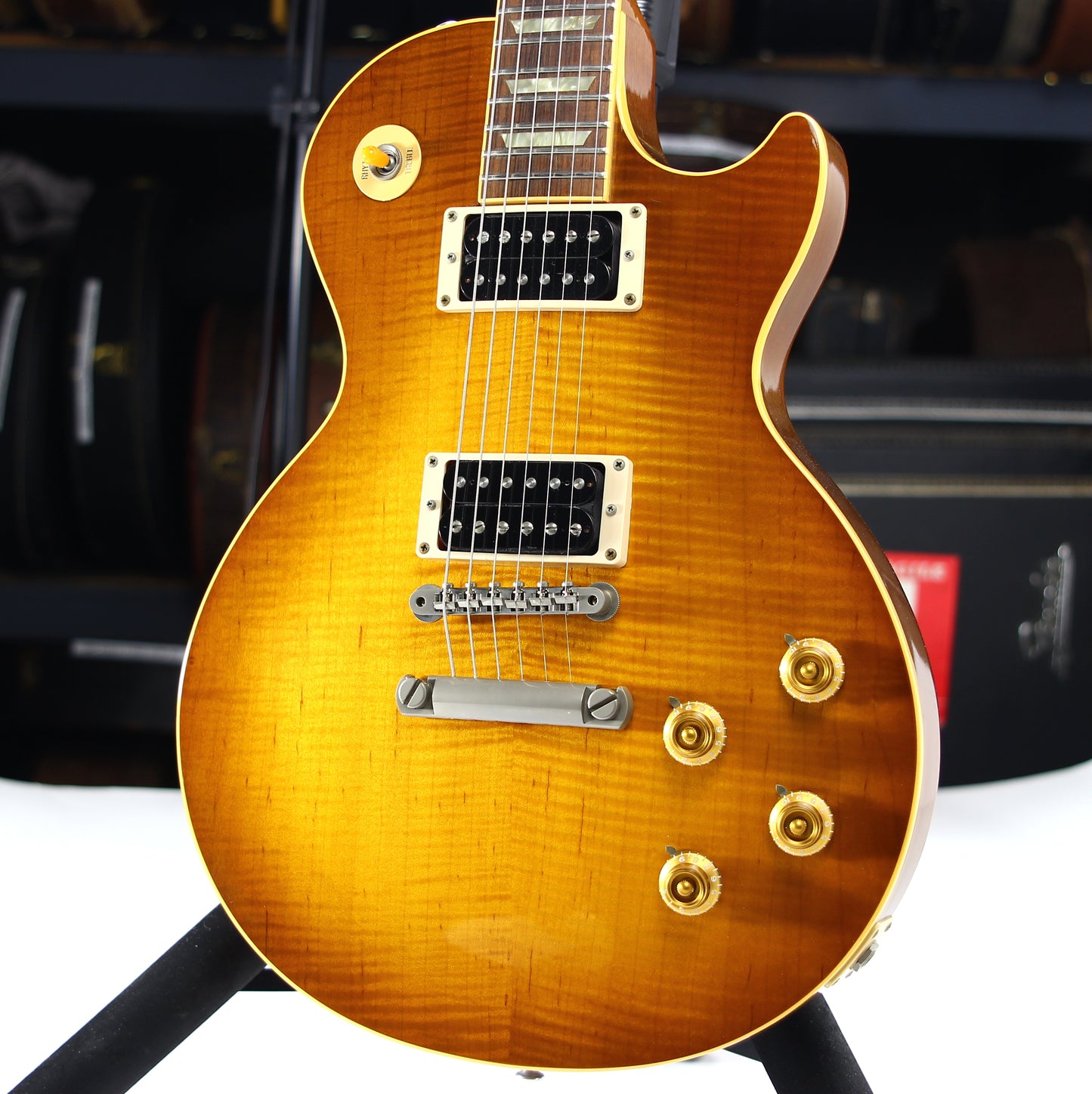 1994 Gibson Les Paul Classic Plus Flametop Honeyburst Electric Guitar - YAMANO, standard, Killer Top!
