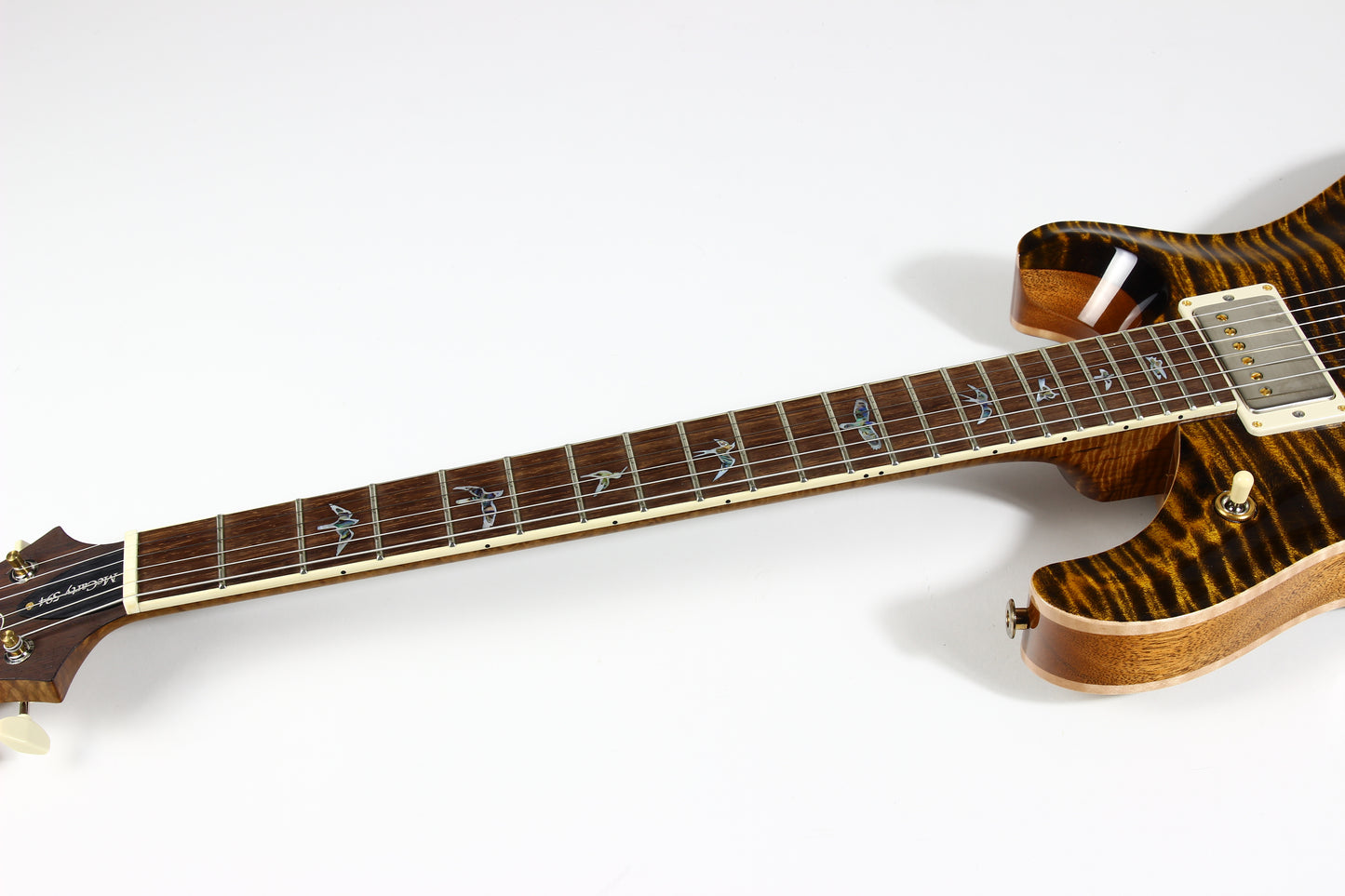 2024 PRS Wood Library McCarty 594 Hollowbody II Brazilian Rosewood Yellow Tiger 10 Top