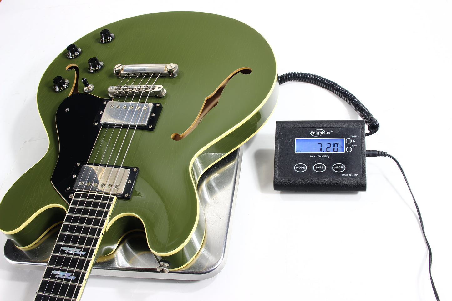2021 Colling I-35 LC AGED Olive Drab Green - Custom Inlays, ThroBak SLE101 Plus MXV Humbuckers