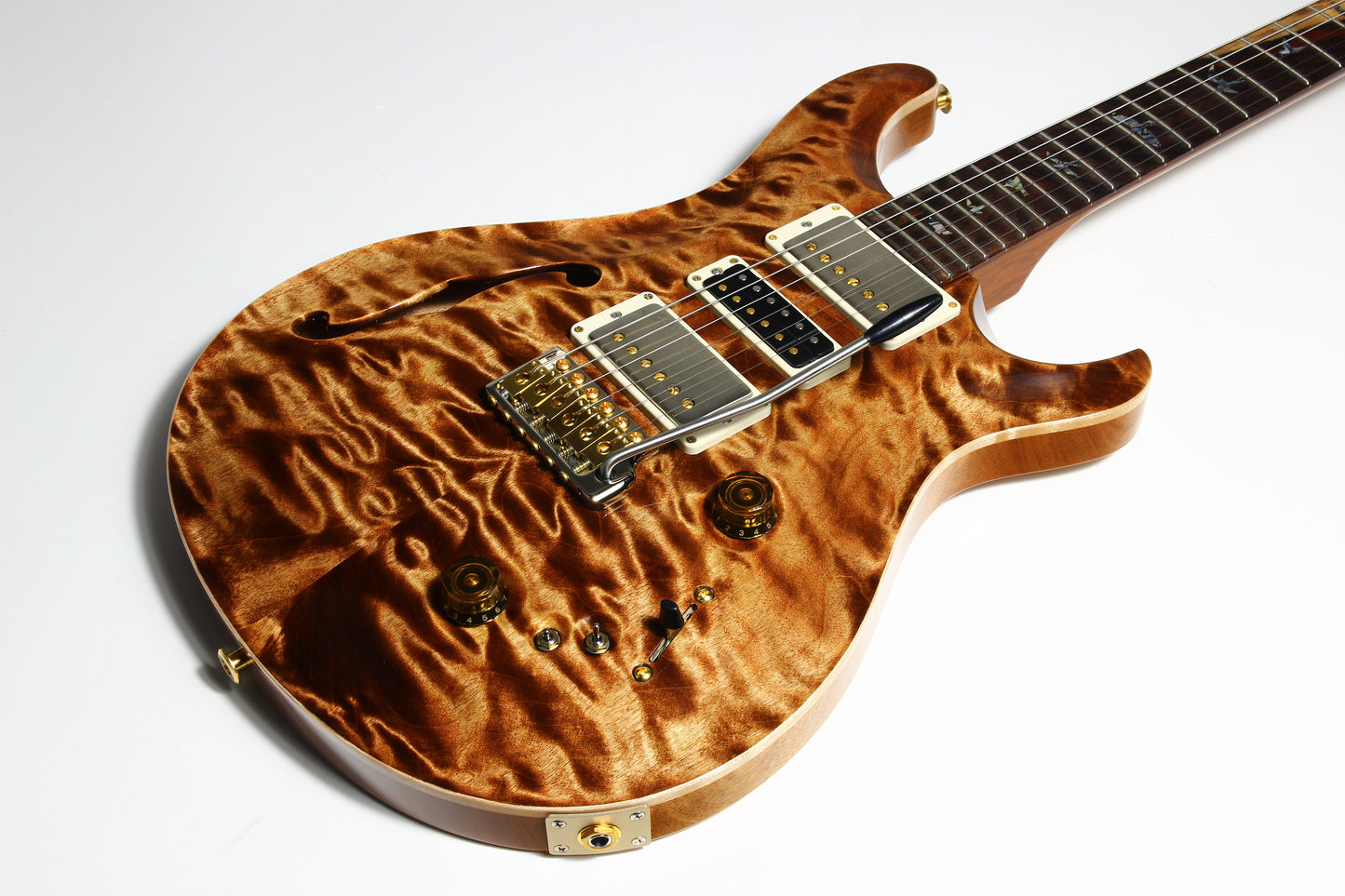2024 PRS Wood Library Special 22 Semi-Hollow QUILT Copperhead 10-Top | Cocobolo Unique Woods!