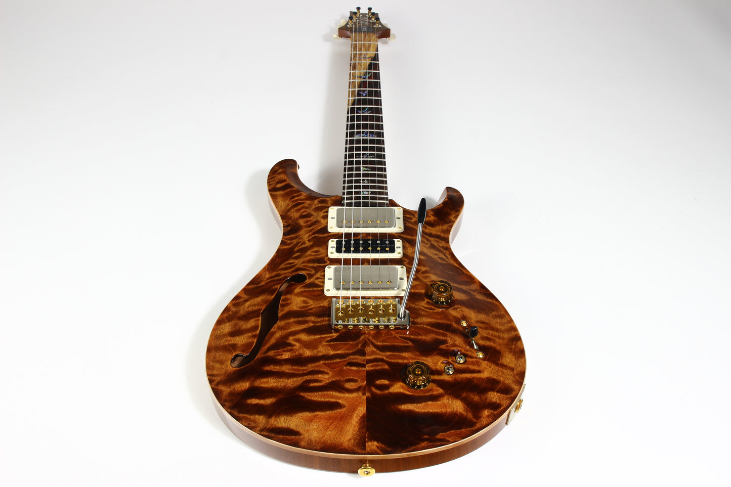 2024 PRS Wood Library Special 22 Semi-Hollow QUILT Copperhead 10-Top | Cocobolo Unique Woods!