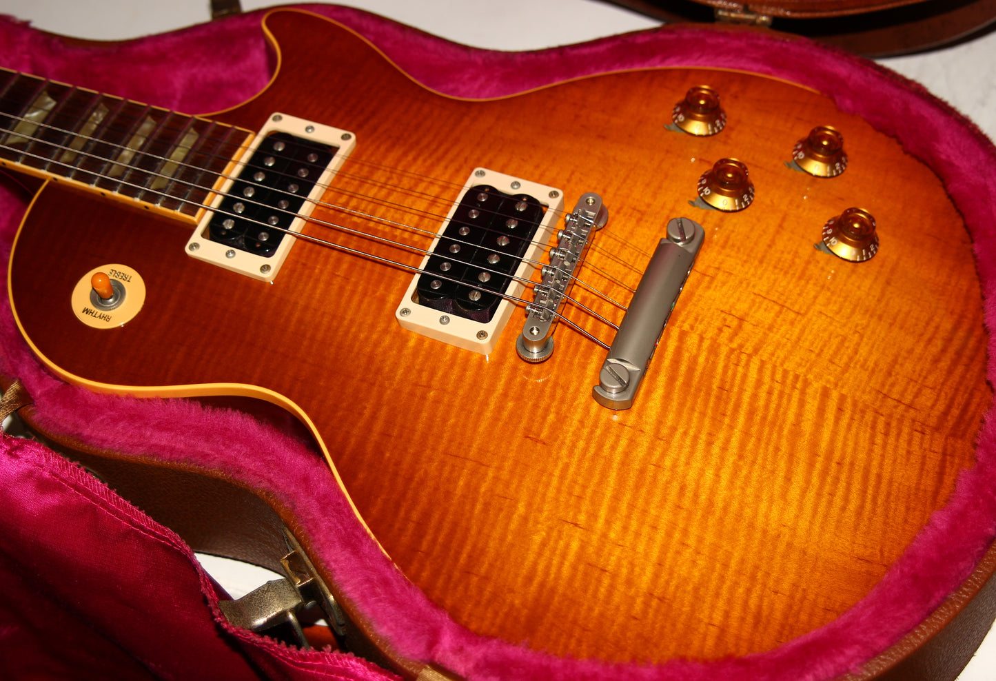 1994 Gibson Les Paul Classic Plus Flametop Honeyburst Electric Guitar - YAMANO, standard, Killer Top!