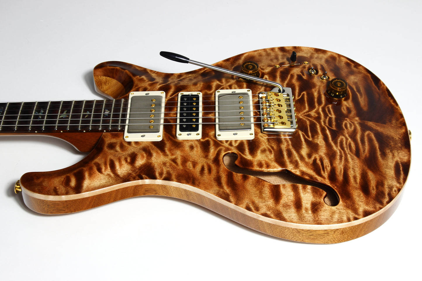 2024 PRS Wood Library Special 22 Semi-Hollow QUILT Copperhead 10-Top | Cocobolo Unique Woods!