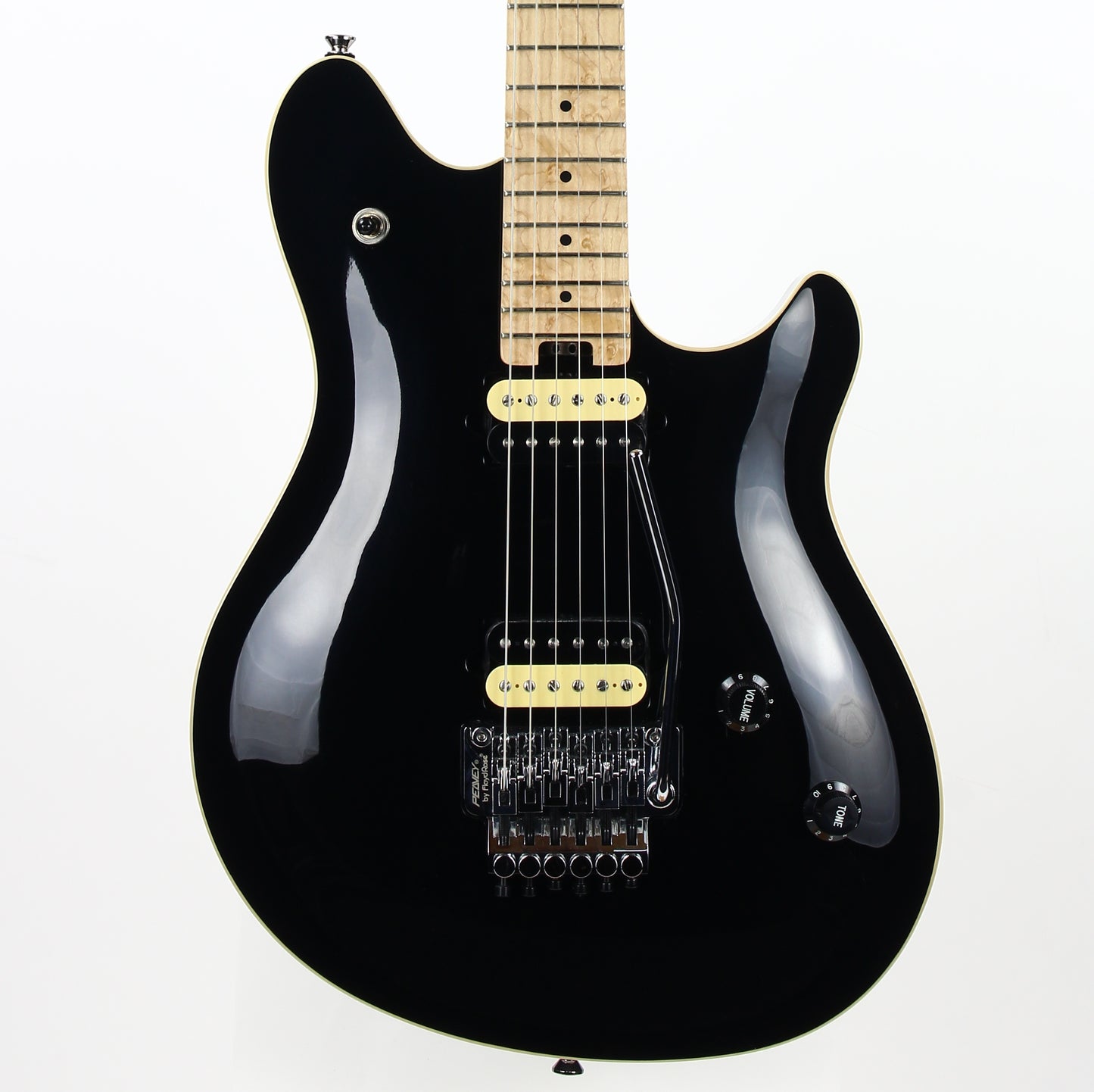 2020 Peavey HP-2 Solid Black EVH Eddie Van Halen Wolfgang Electric Guitar | Floyd Rose Tremolo, Maple Neck