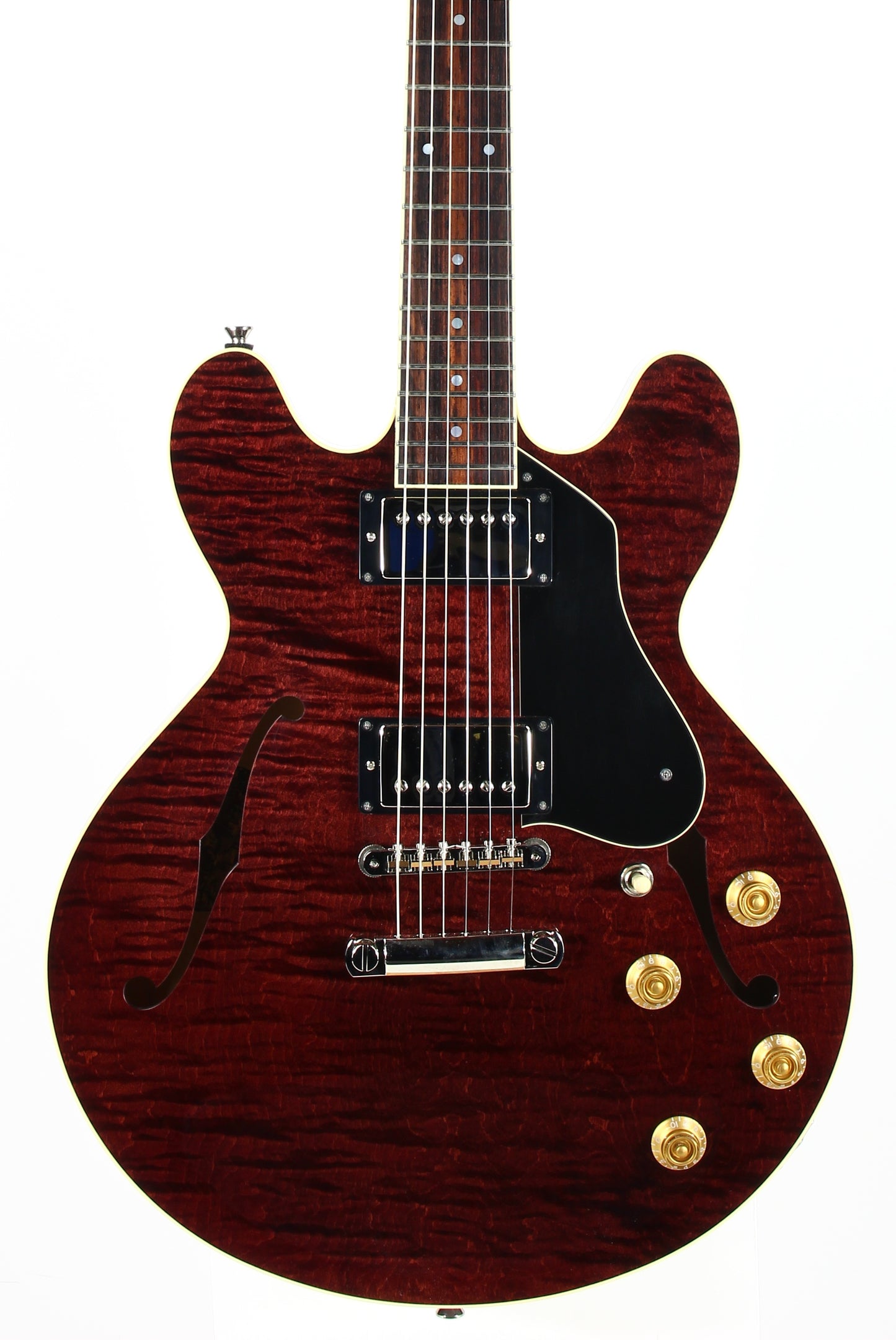 2023 Collings i35 LC Premium OXBLOOD Electric Guitar | Throbak Humbuckers, Semi-Hollow Body, Finish