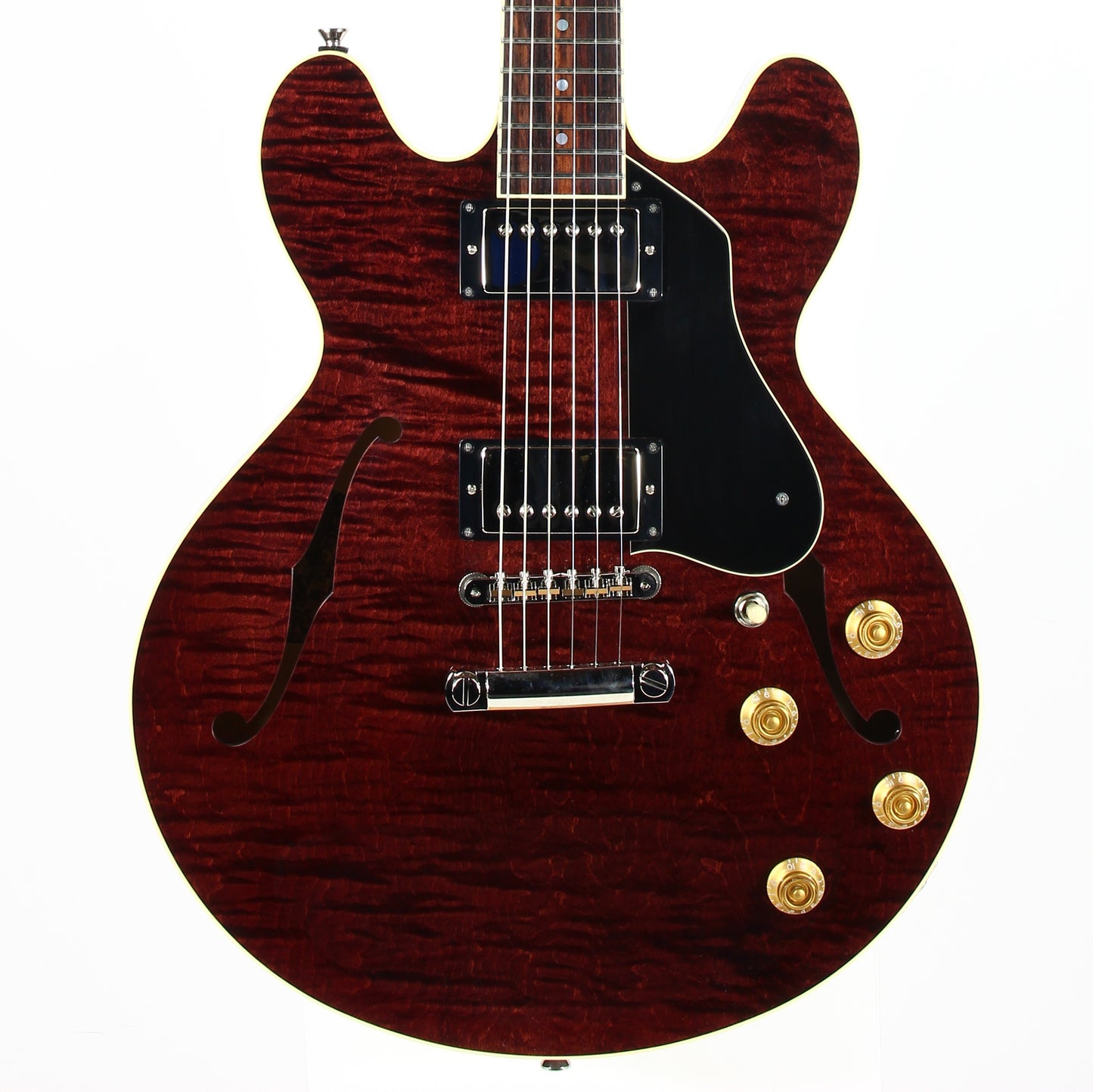 2023 Collings i35 LC Premium OXBLOOD Electric Guitar | Throbak Humbuckers, Semi-Hollow Body, Finish