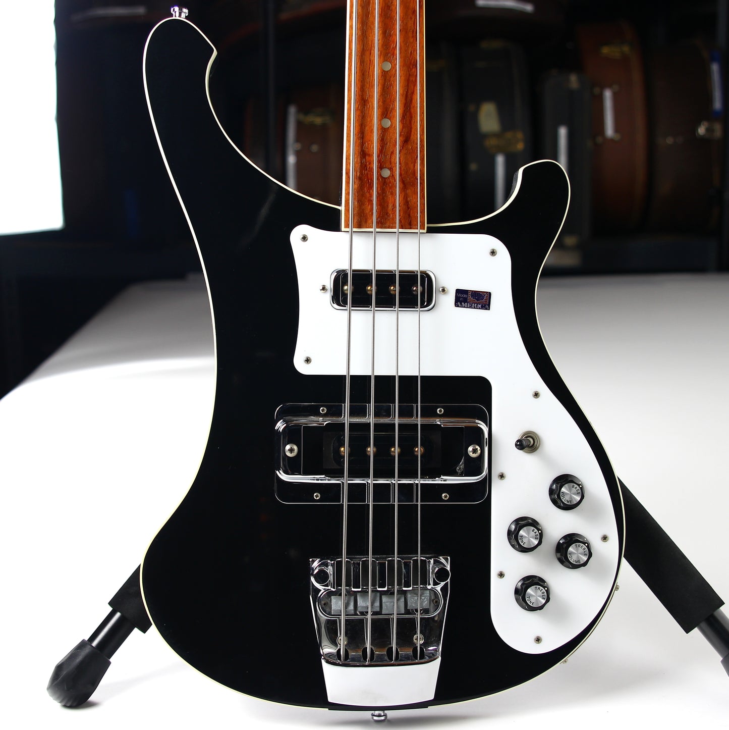2001 Rickenbacker 4003 FL Fretless Jetglo Black | Rare Model