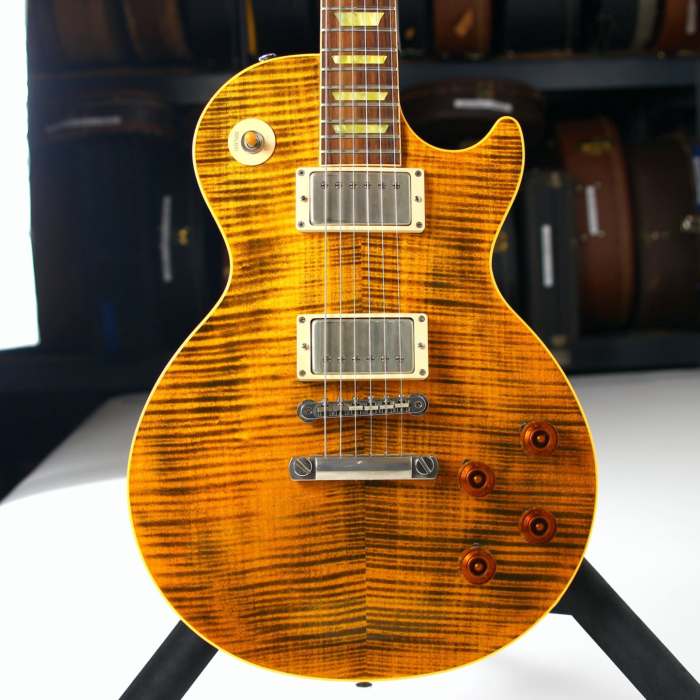 Gibson Custom Shop BONEYARD Joe Perry 1959 Les Paul Green Tiger | Official Model!